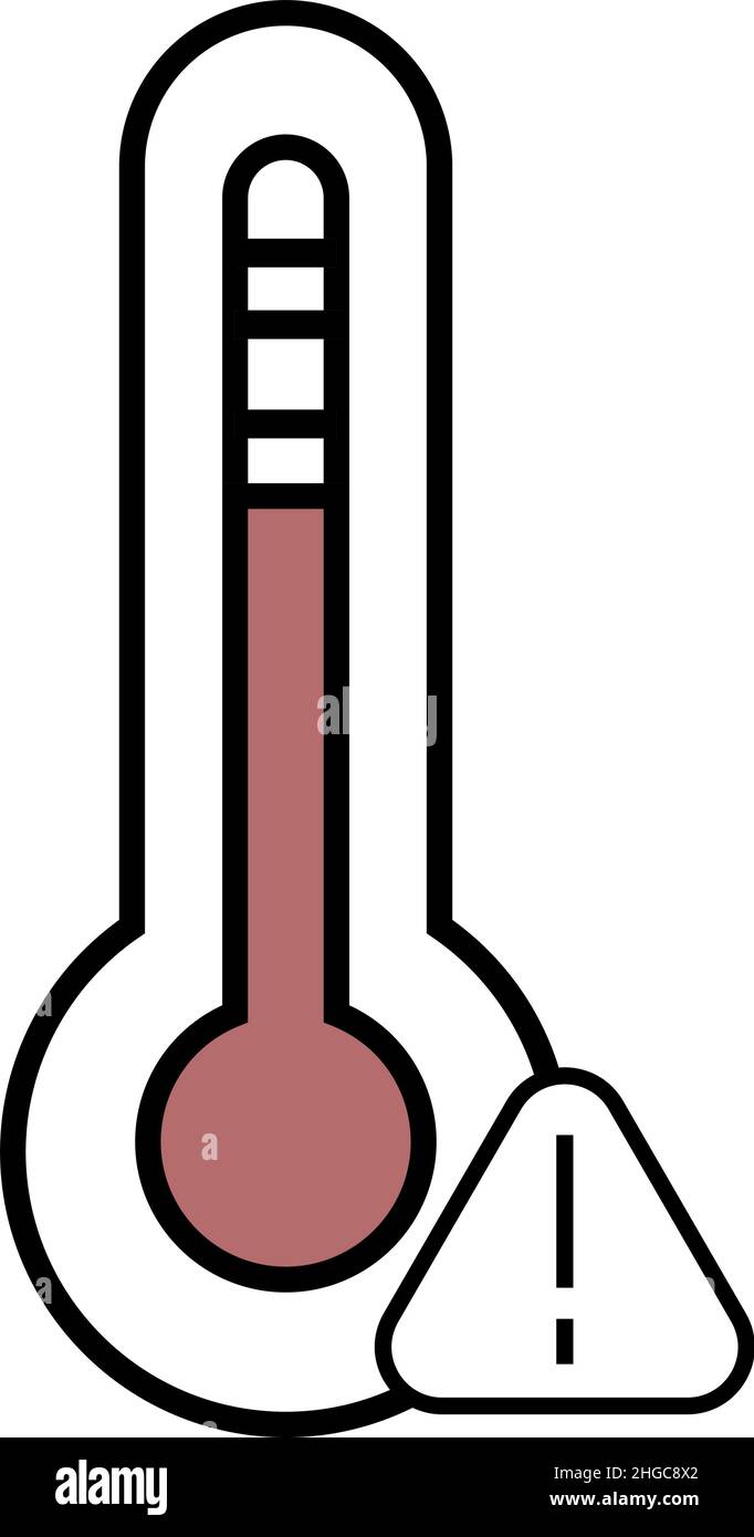 thermometer hot temperature Stock Vector Image & Art - Alamy