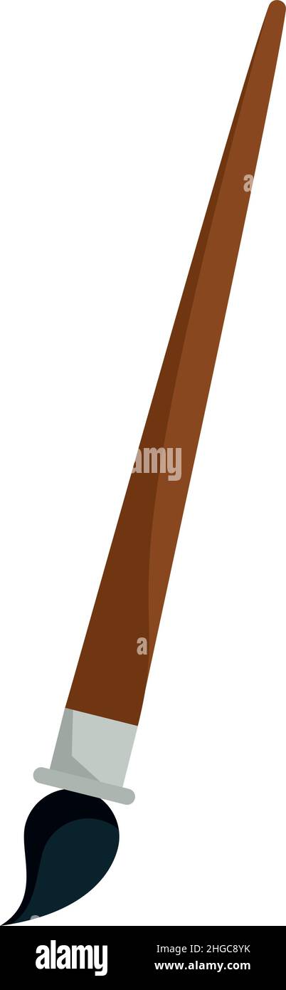 paint brush school supply Stock Vector Image & Art - Alamy