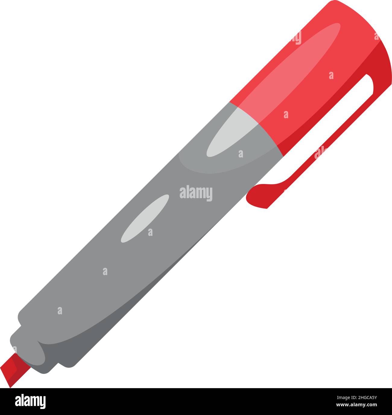 red marker supply Stock Vector Image & Art Alamy