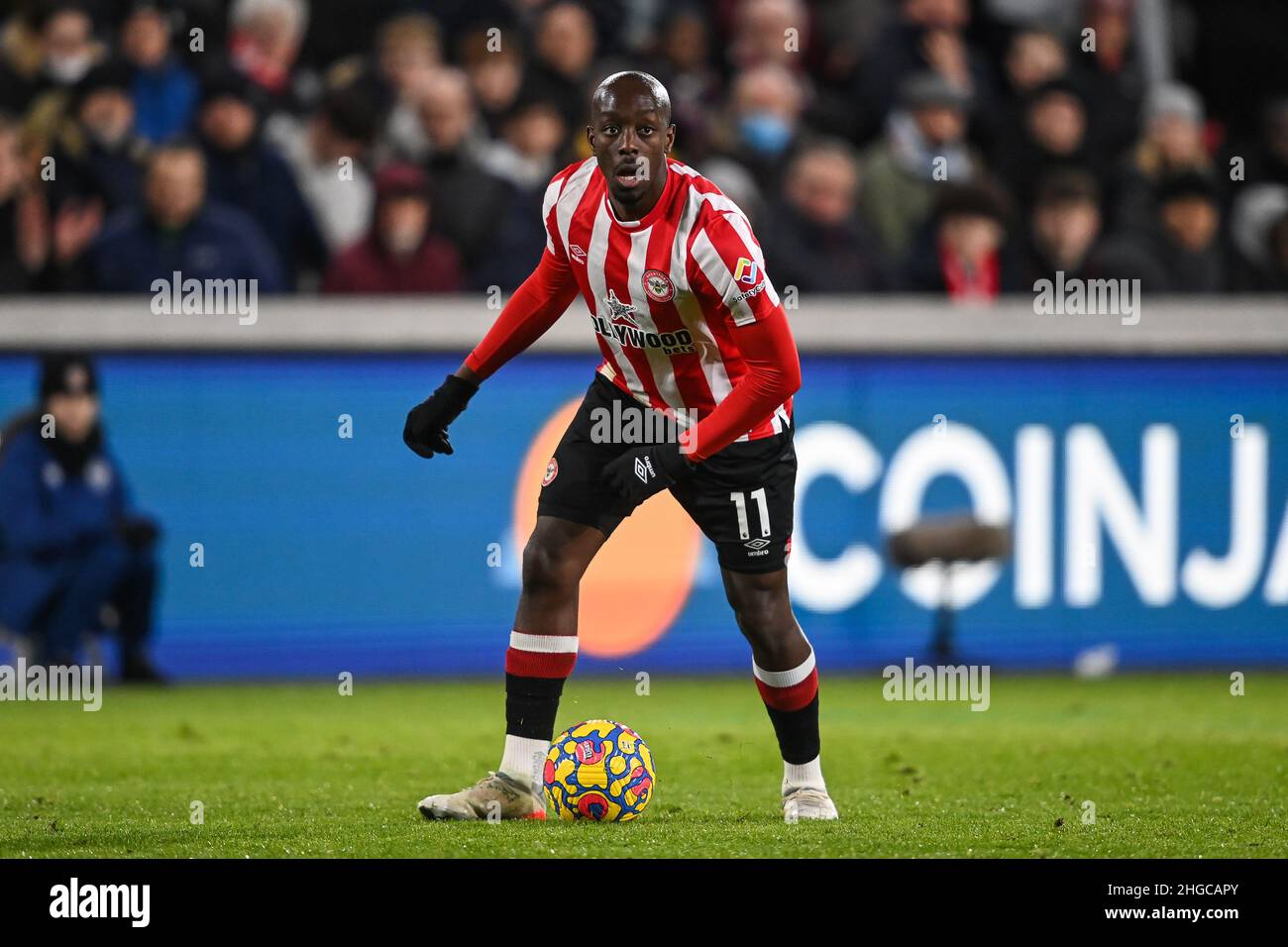 Yoane Wissa #11 of Brentford in action during the game Stock Photo - Alamy