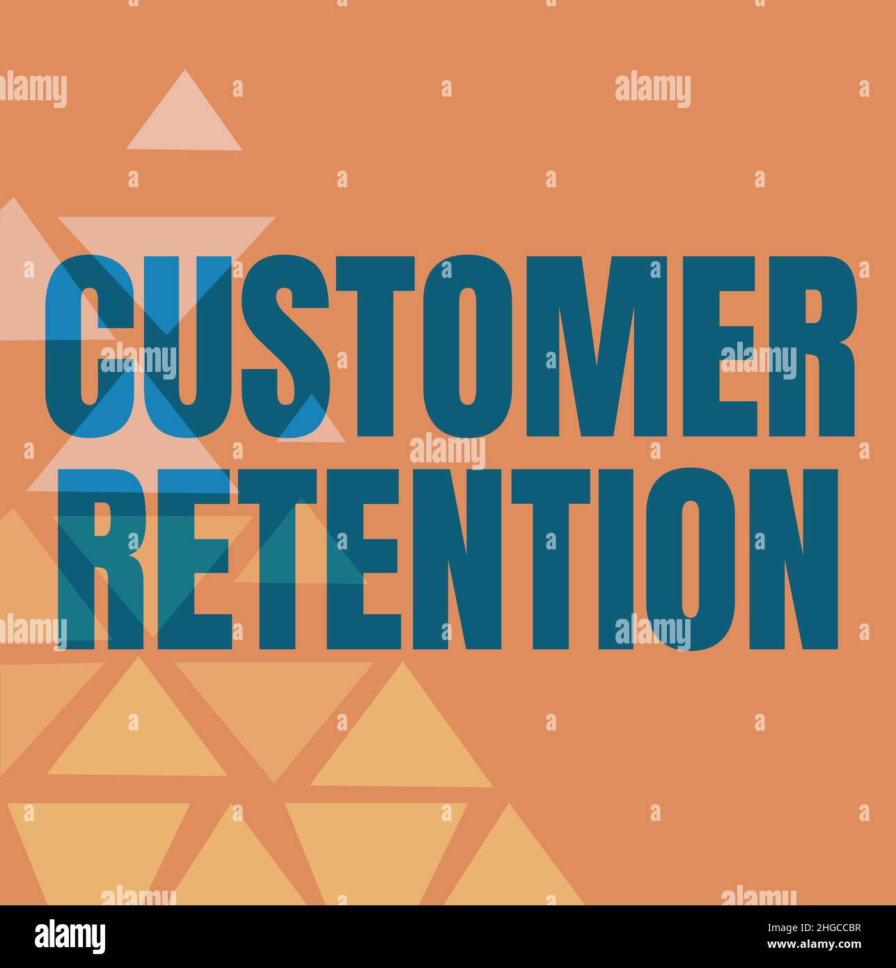 Handwriting text Customer Retention. Business overview activities ...