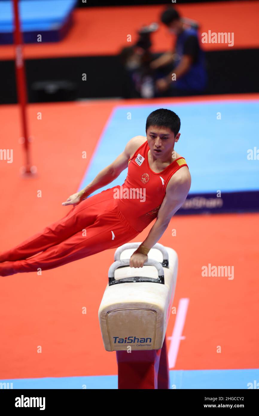 Kitakyushu Men's Apparatu Final Pommel Horse at Kitakyushu General