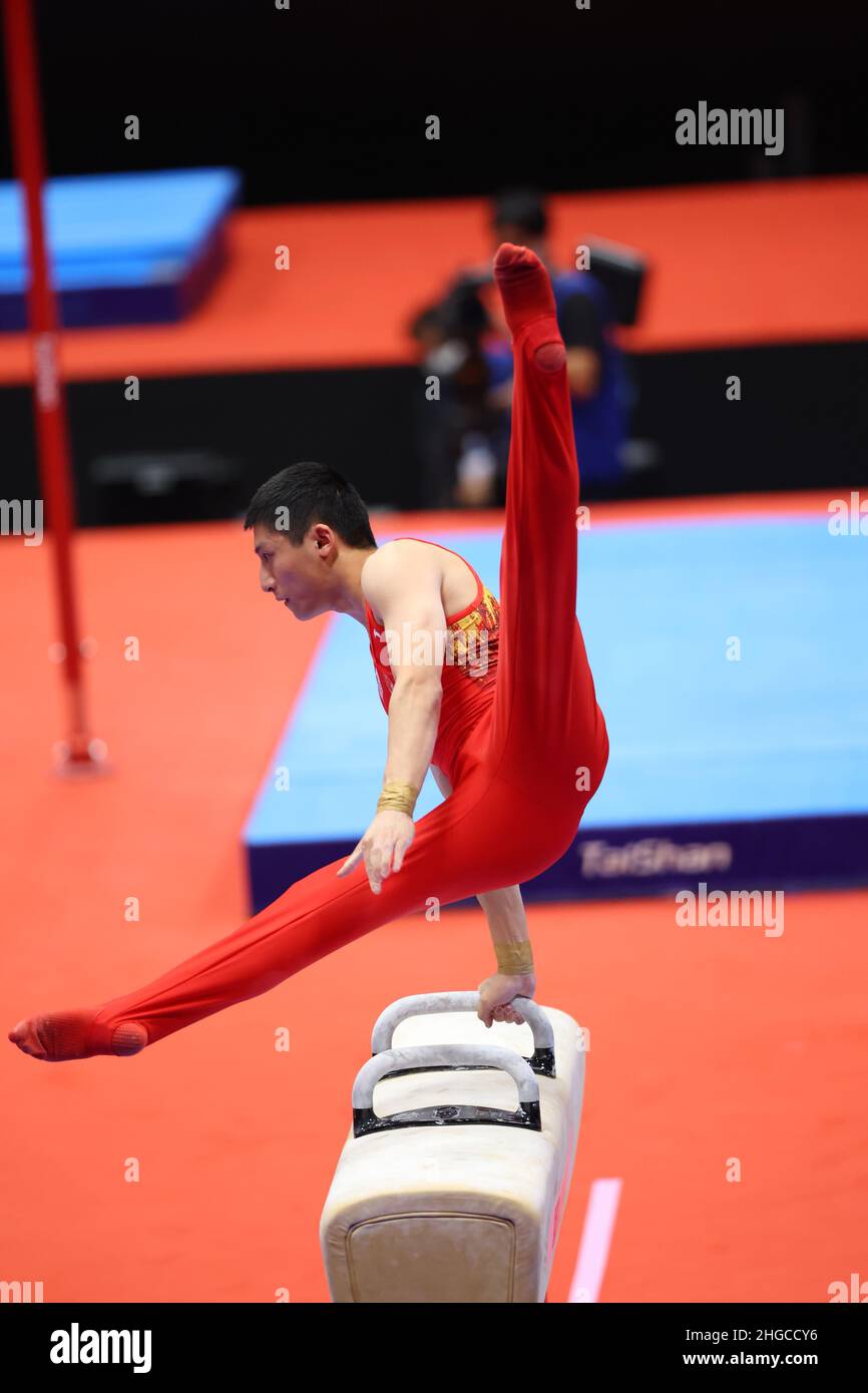 Kitakyushu Men's Apparatu Final Pommel Horse at Kitakyushu General