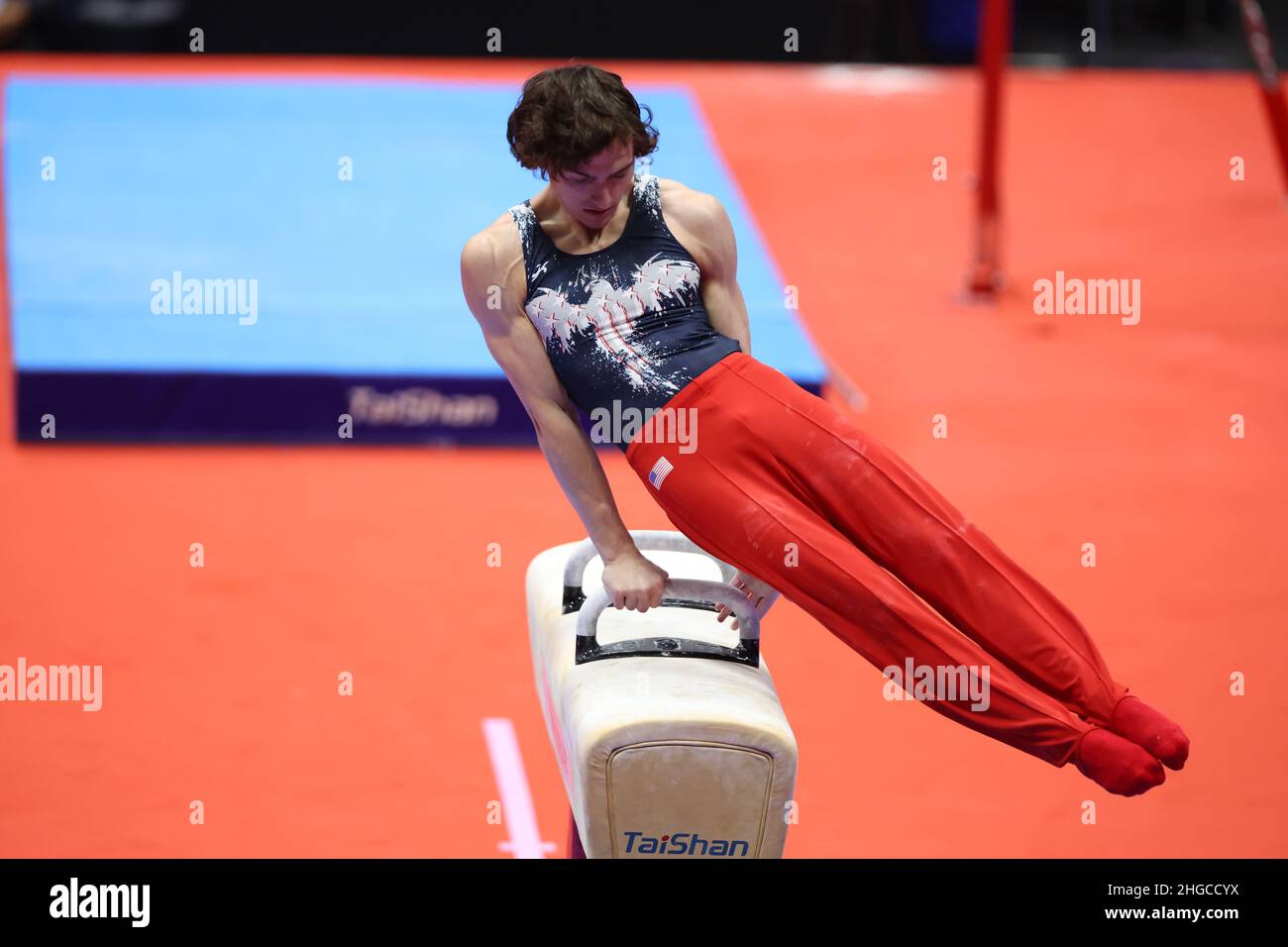 Kitakyushu Men's Apparatu Final Pommel Horse at Kitakyushu General