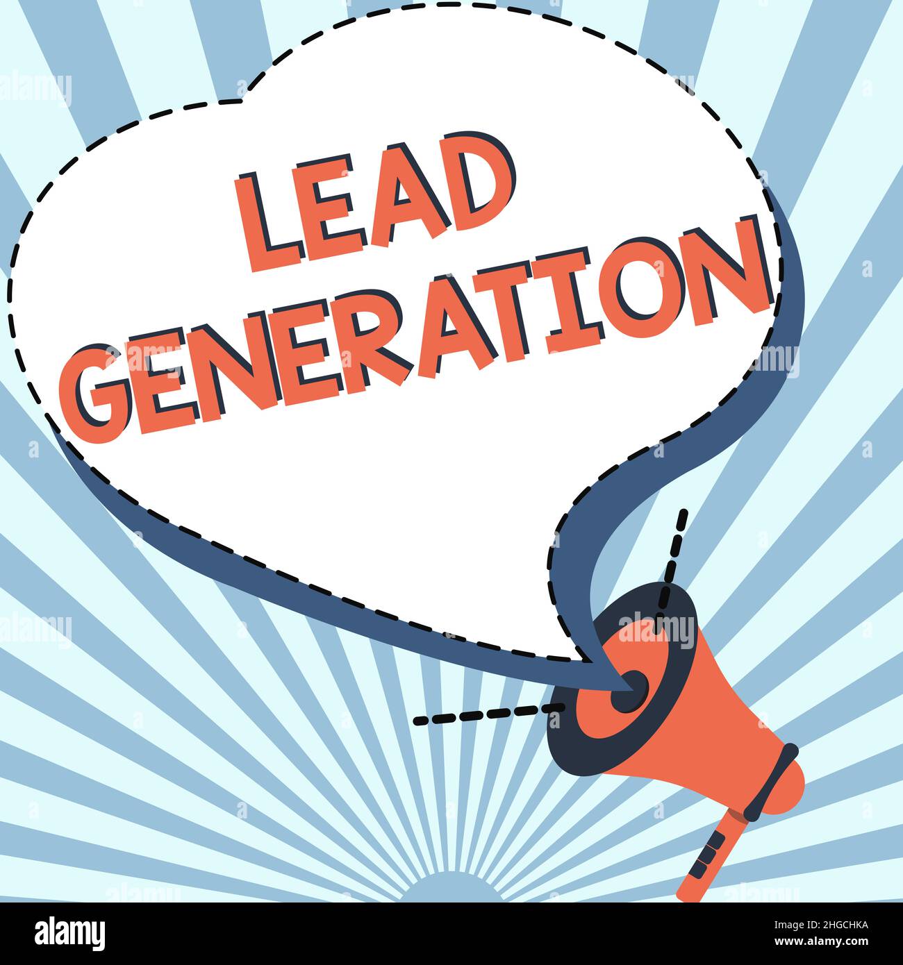 Writing displaying text Lead Generation. Business overview cultivating ...