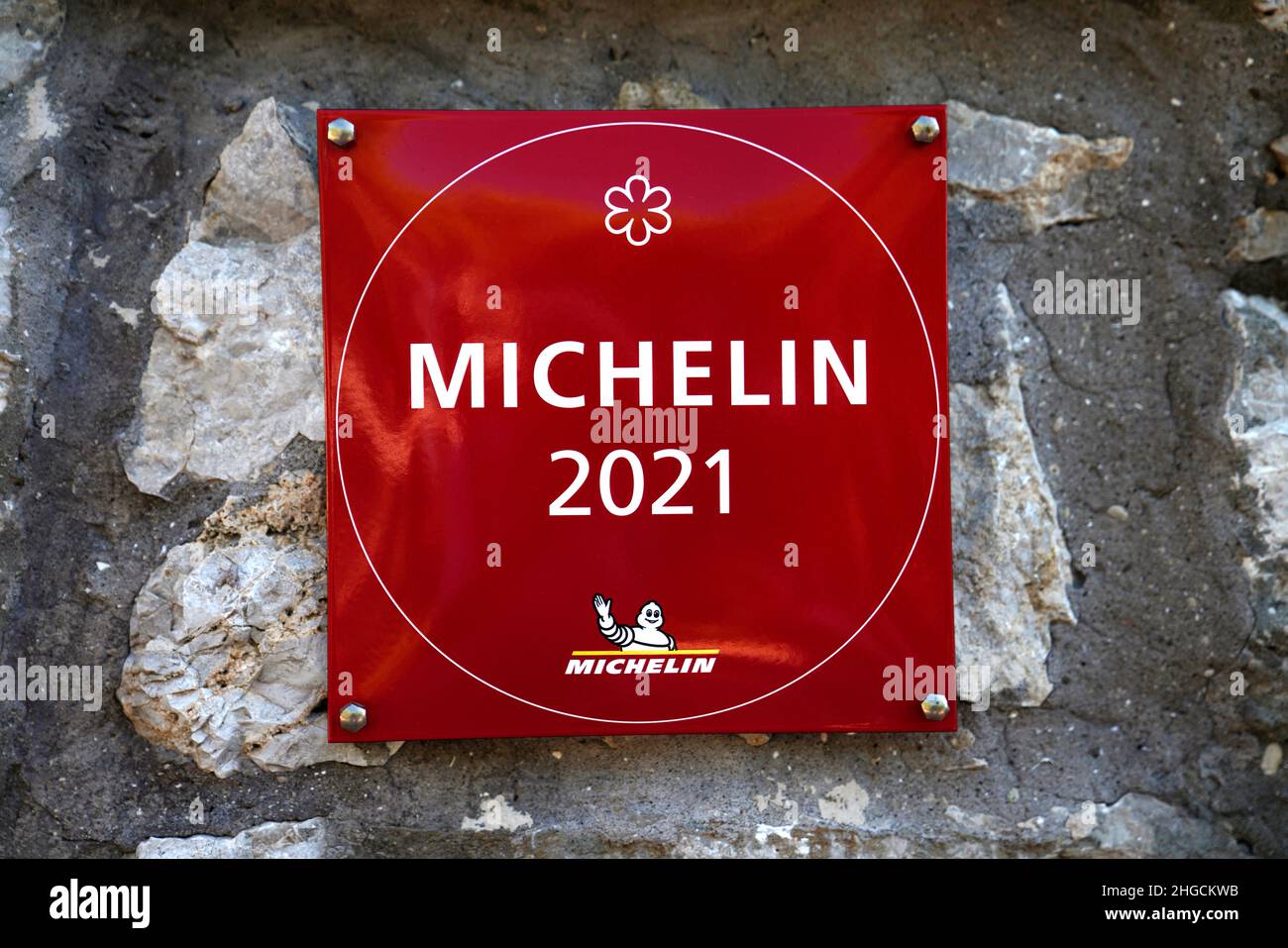 Michelin Gastronomy Star 2021,Capri,Campania,Italy ,Europe Stock Photo