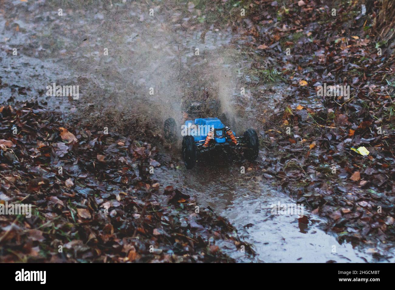 Radio controlled buggies cars race, process of rc wireless model toy