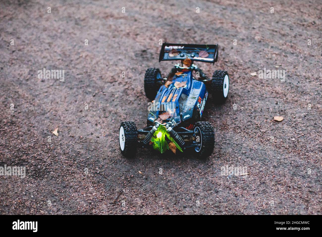 Radio controlled buggies cars race, process of rc wireless model toy