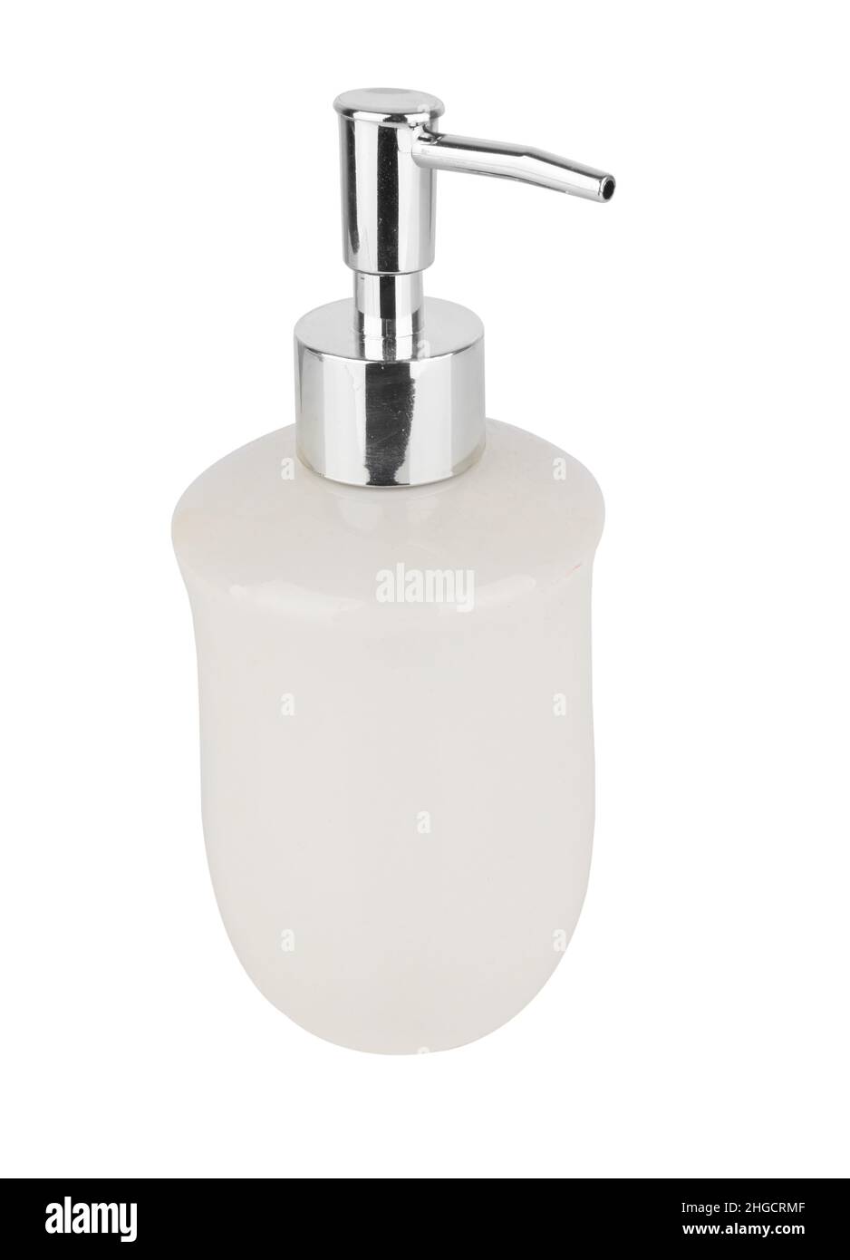 Bottle with pump dispenser isolated on white background Stock Photo - Alamy