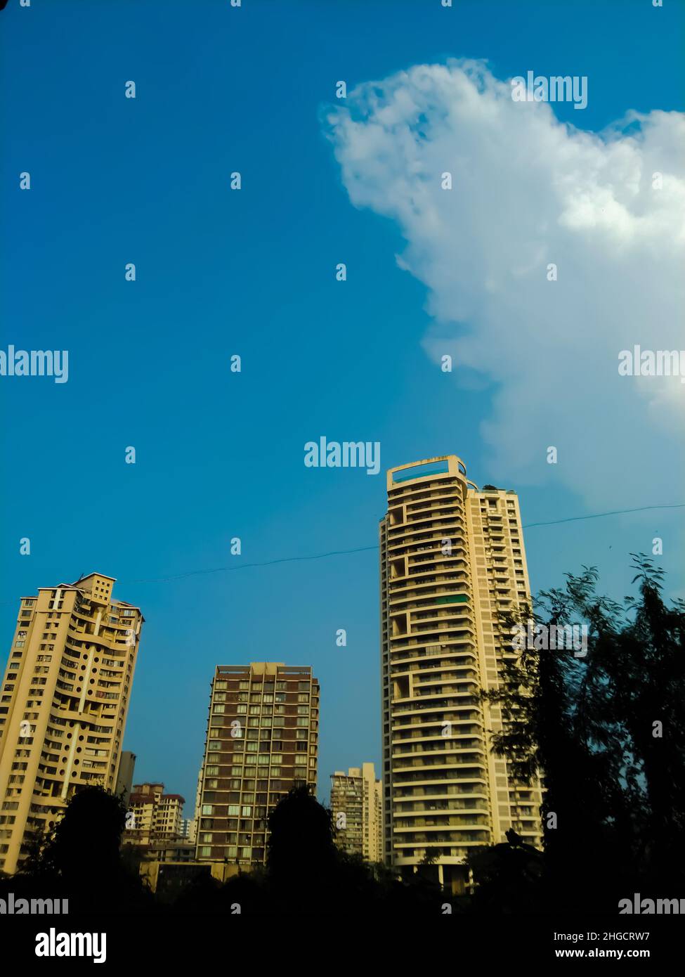 Big Buildings In The Mumbai City Stock Photo
