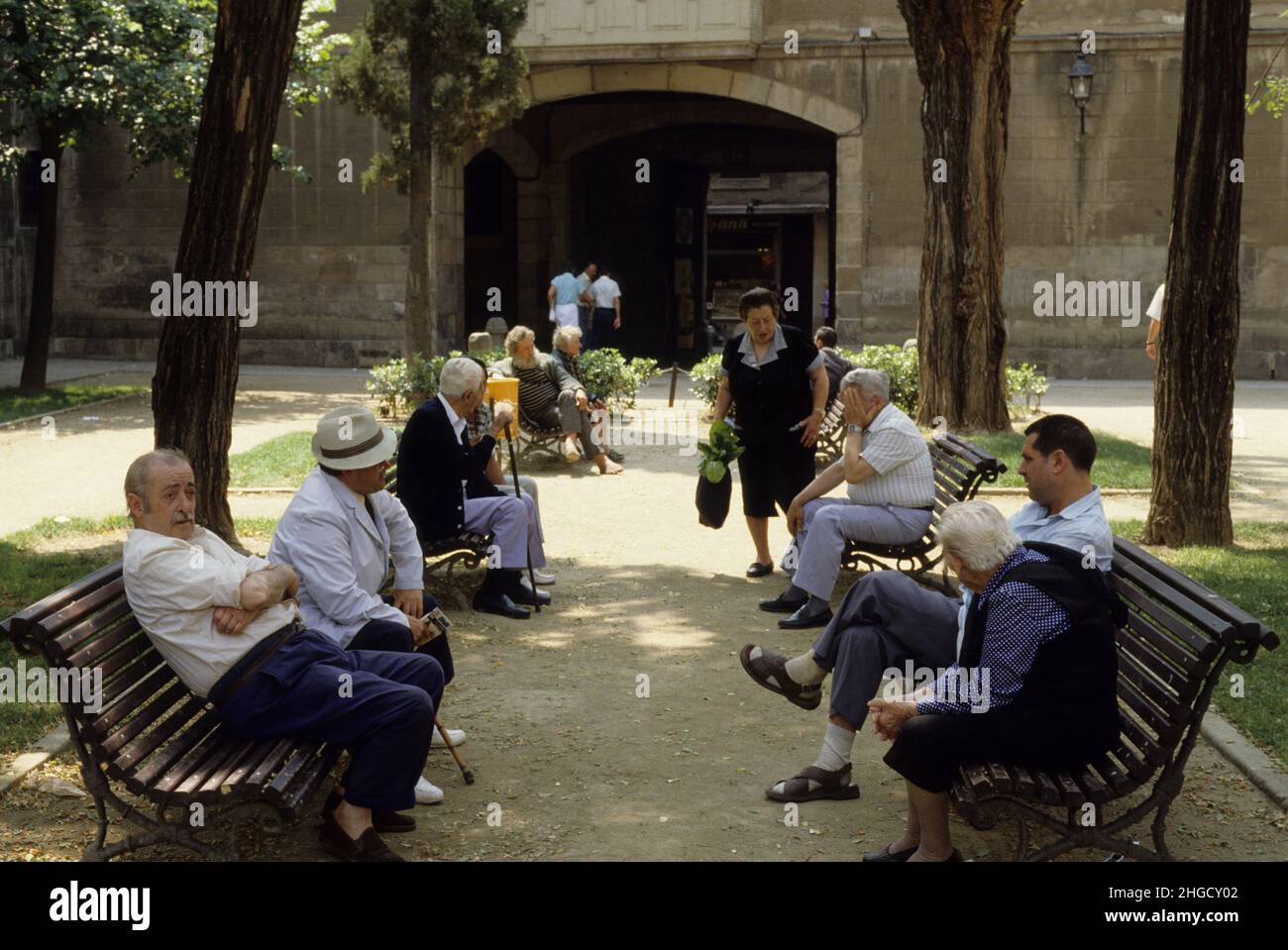 Barcelona Spain 1991 Stock Photo Alamy