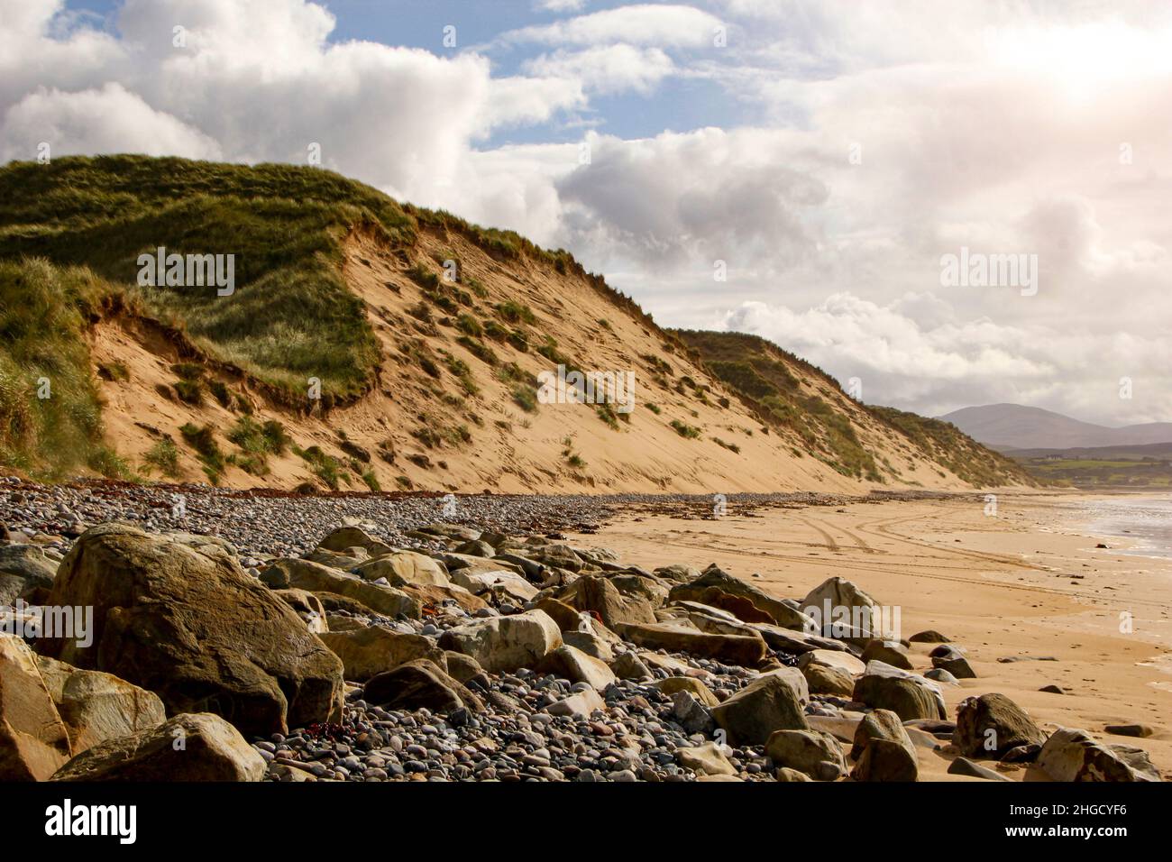 Five Finger Strand beach on Inishowen peninsula, County Donegal