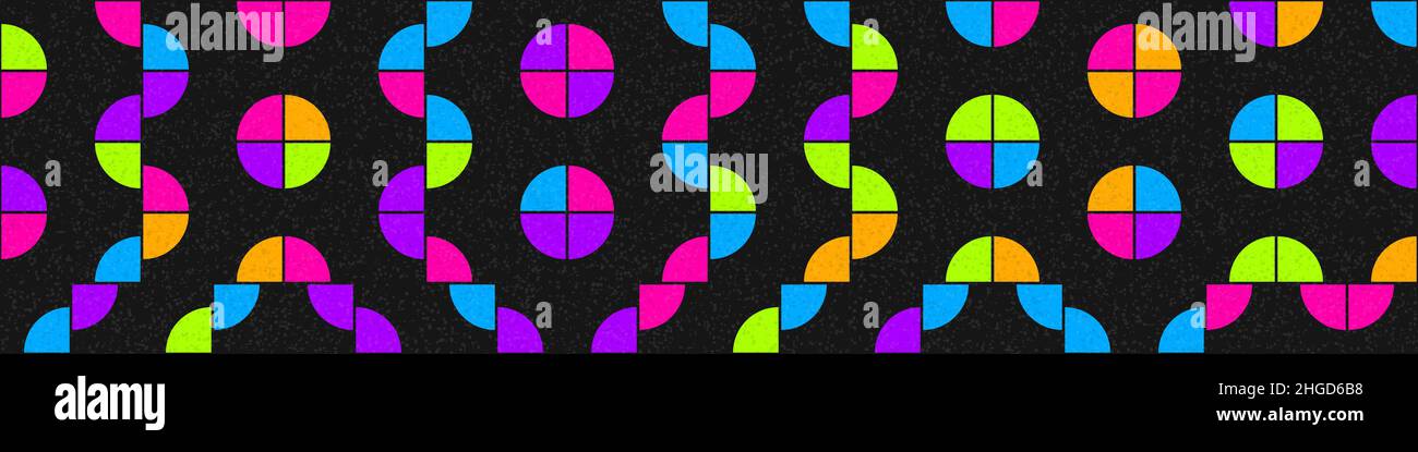 Abstract Geometrical generative computational art illustration Stock Vector
