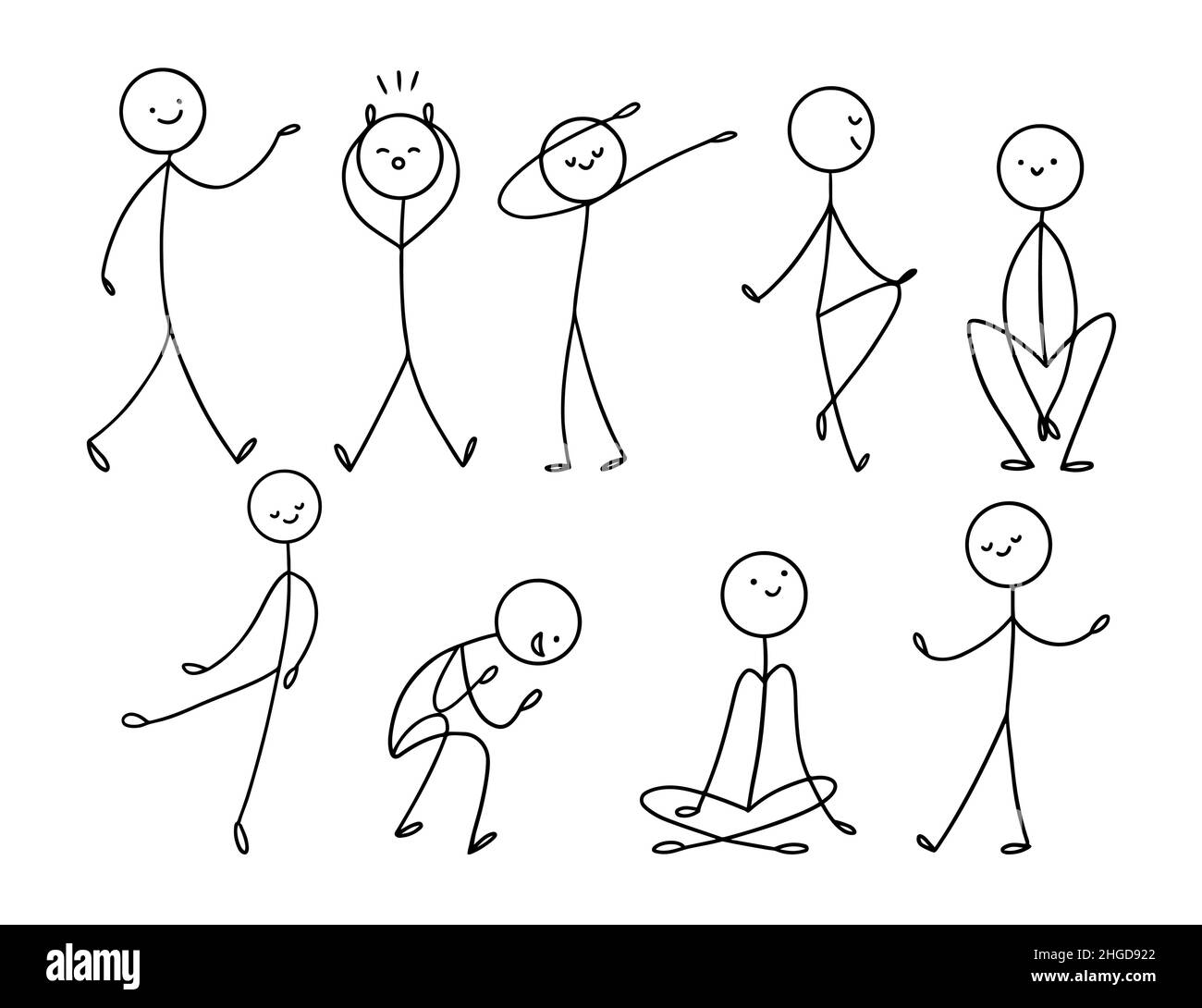 Stickman drawing hi-res stock photography and images - Alamy