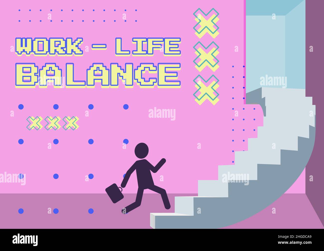 Writing displaying text Work life Balance, Business approach ...