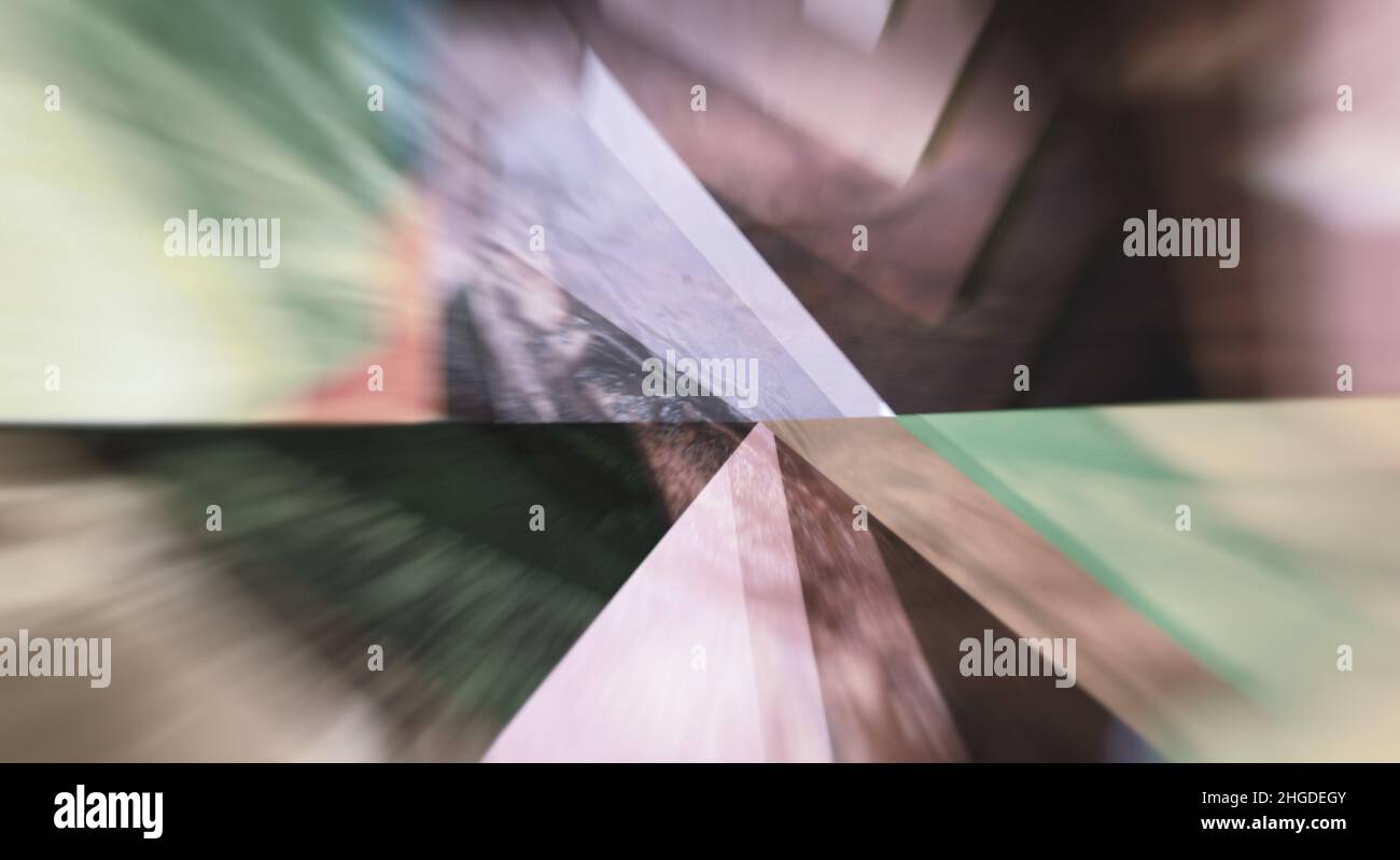 Abstract background made up of multicolored rectangles Stock Photo