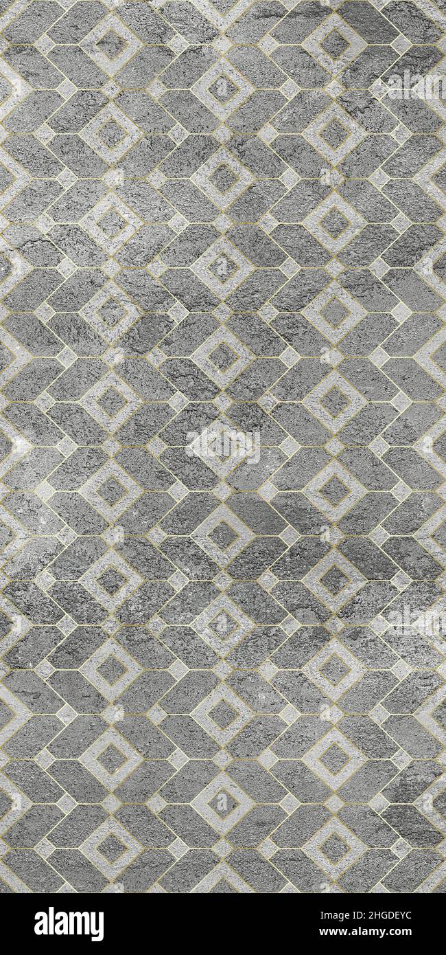 damask patchwork pattern geometric floral ornaments Vintage tile ...