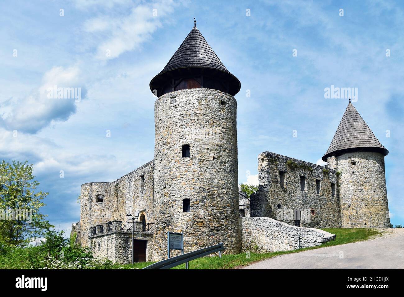 Novigrad Castle in Karlovac. Croatia Stock Photo