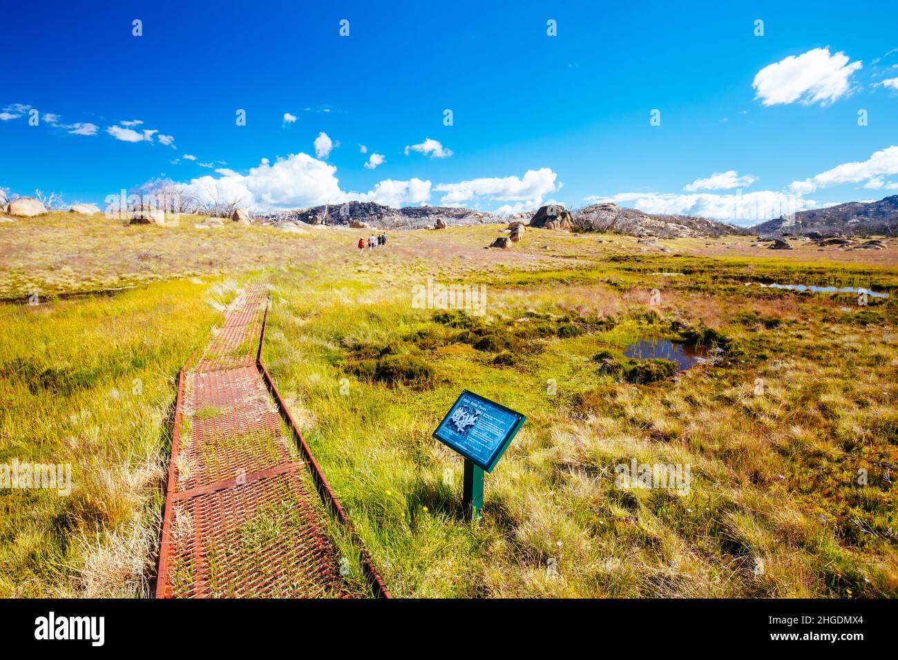 Summer Landscape at Mt Buffalo Australia Stock Photo Alamy