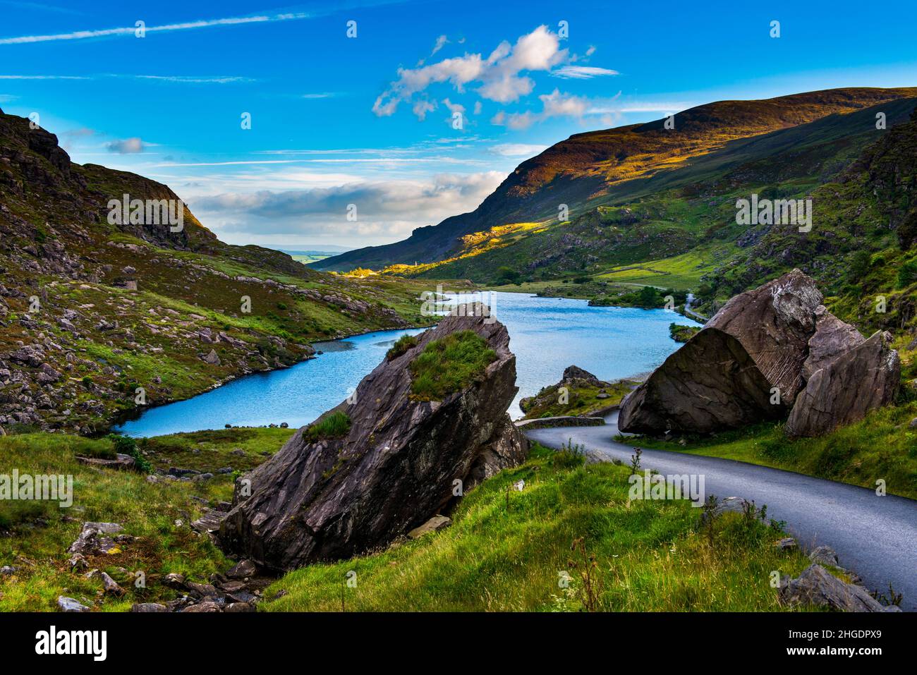 Gap of Dunloe, Killarney National Park, County Kerry, Ireland Stock Photo
