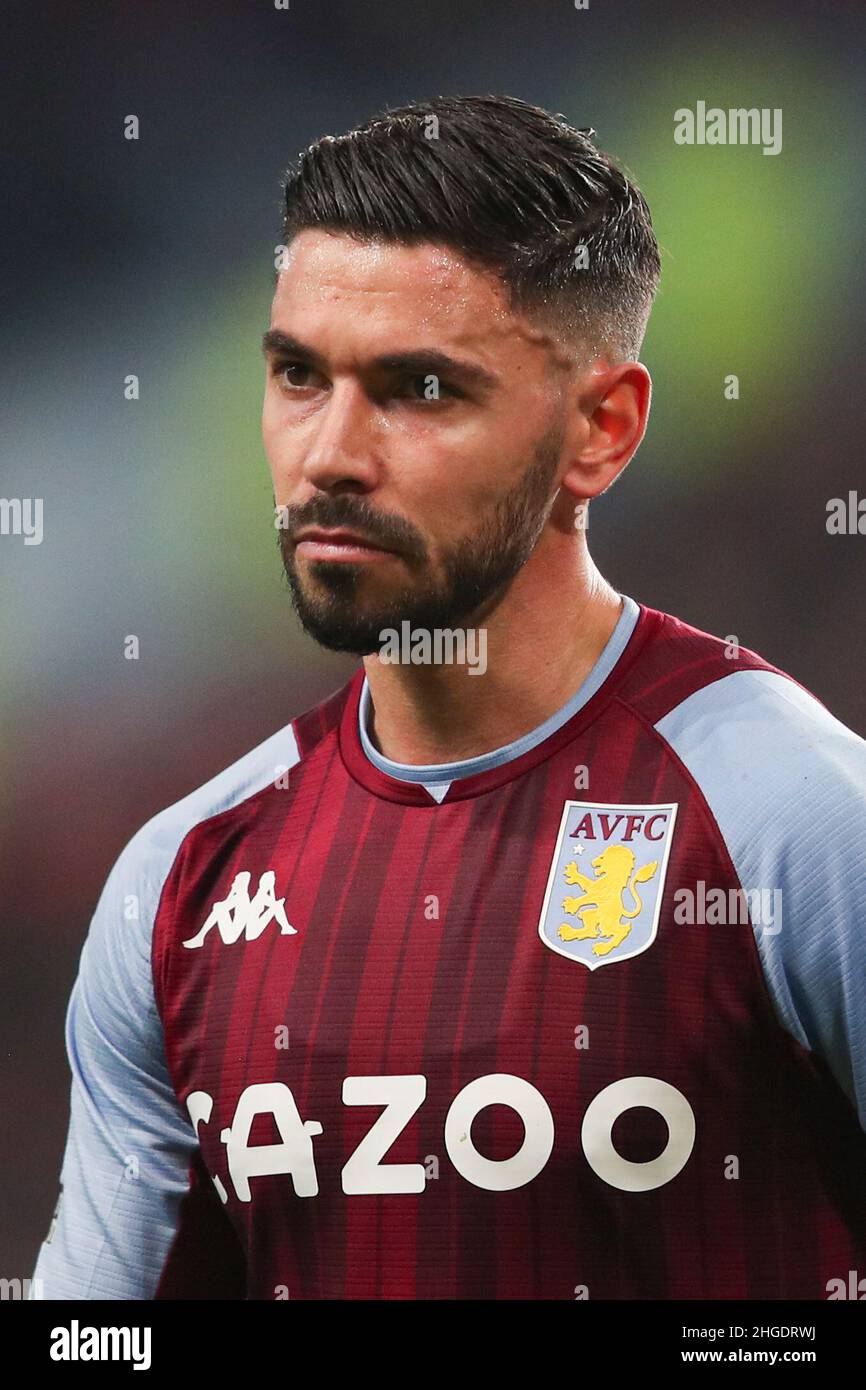 Aston Villa’s Sanson during the Premier League match at Villa