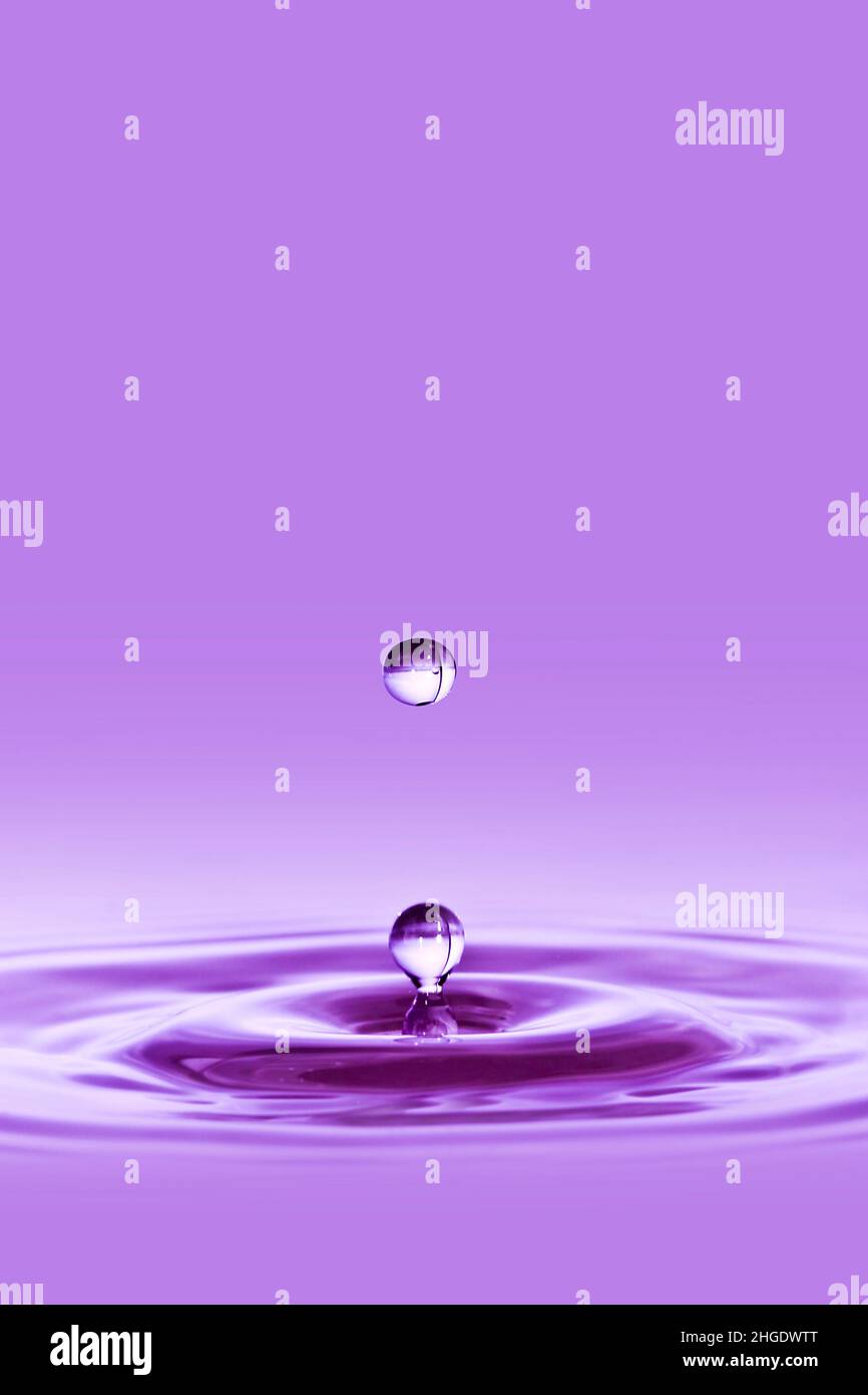 Water drop close up Stock Photo - Alamy