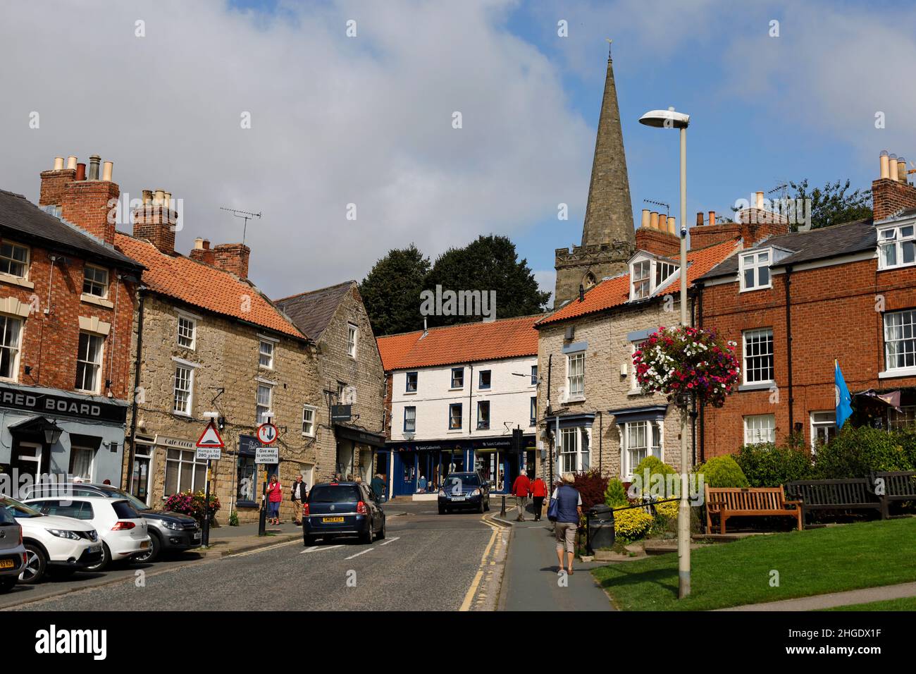 North Yorkshire town of Pickering England Stock Photo