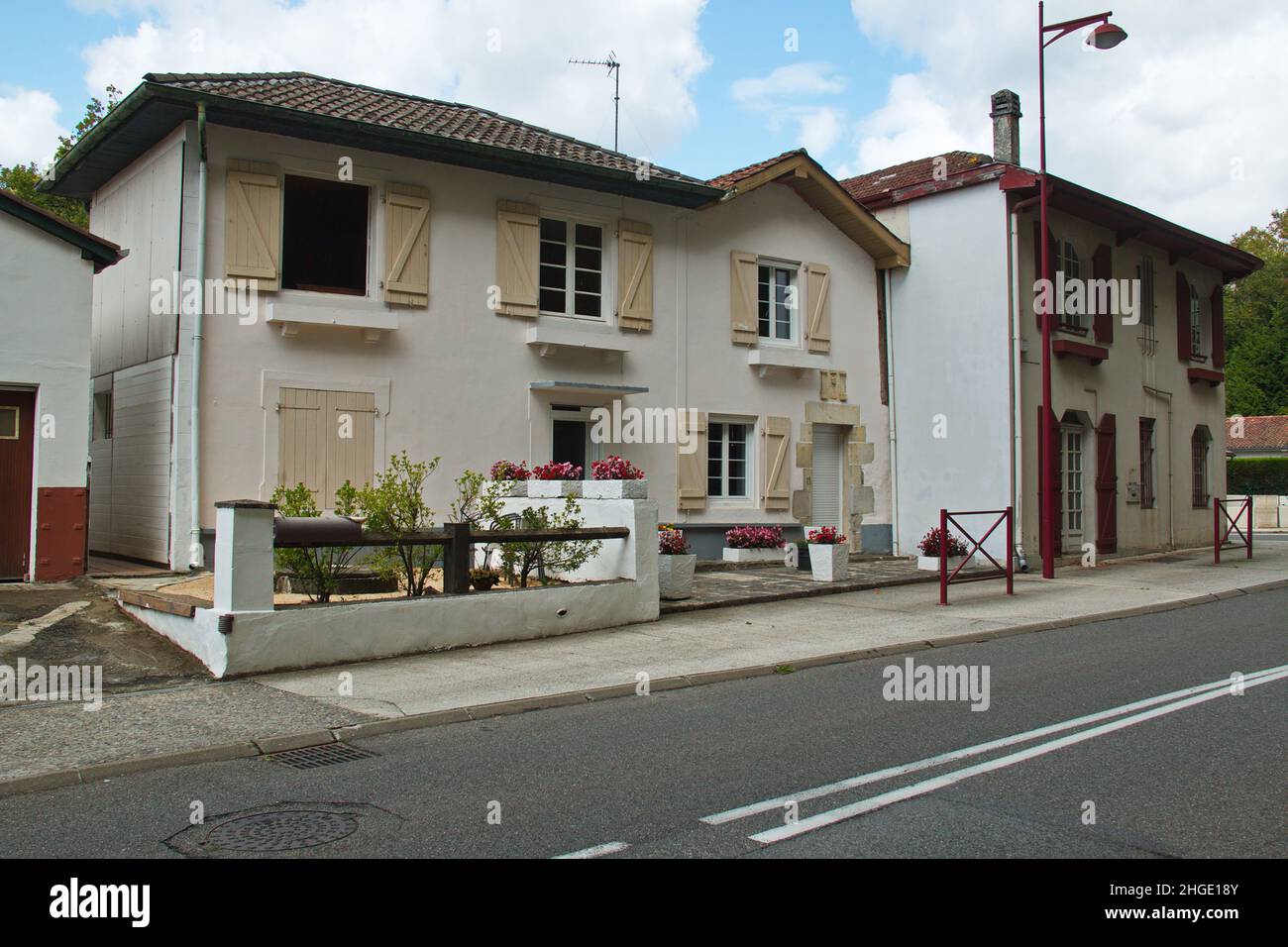 Residential house in Saint Martin de Hinx in France,Europe Stock Photo