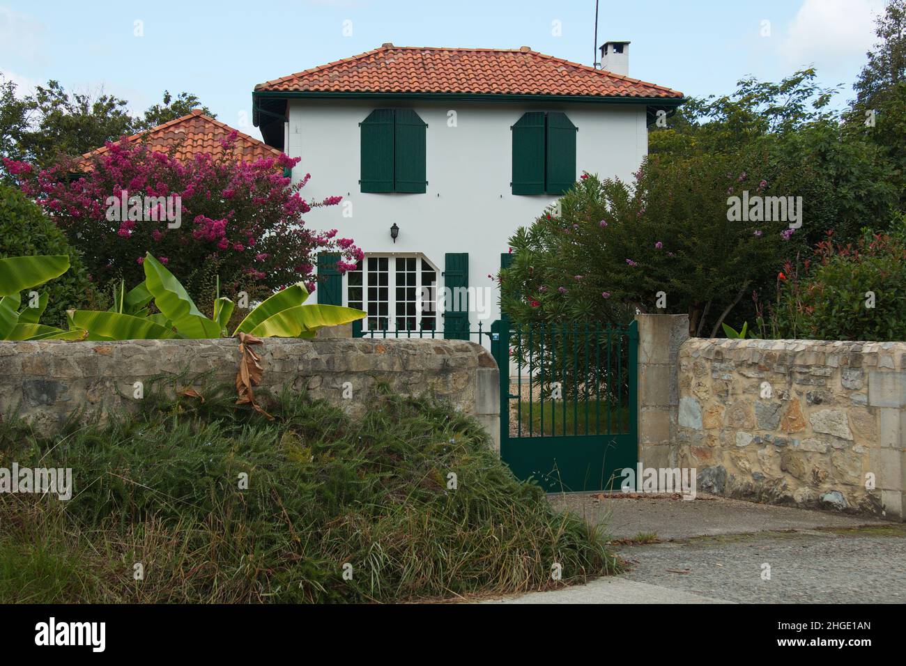 Residential house in Saint Martin de Hinx in France,Europe Stock Photo