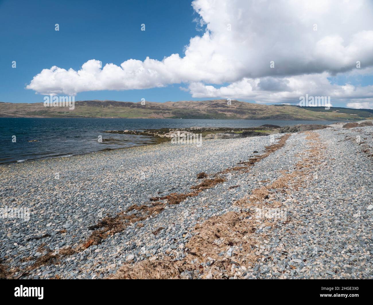 View of Loch Na Keal, Mull, Scotland Stock Photo