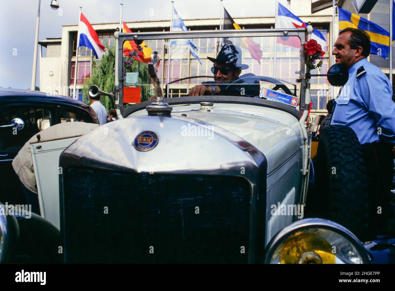Archives 80ies Lyon's 6 hours motor race, Lyon, France, 1987 Stock
