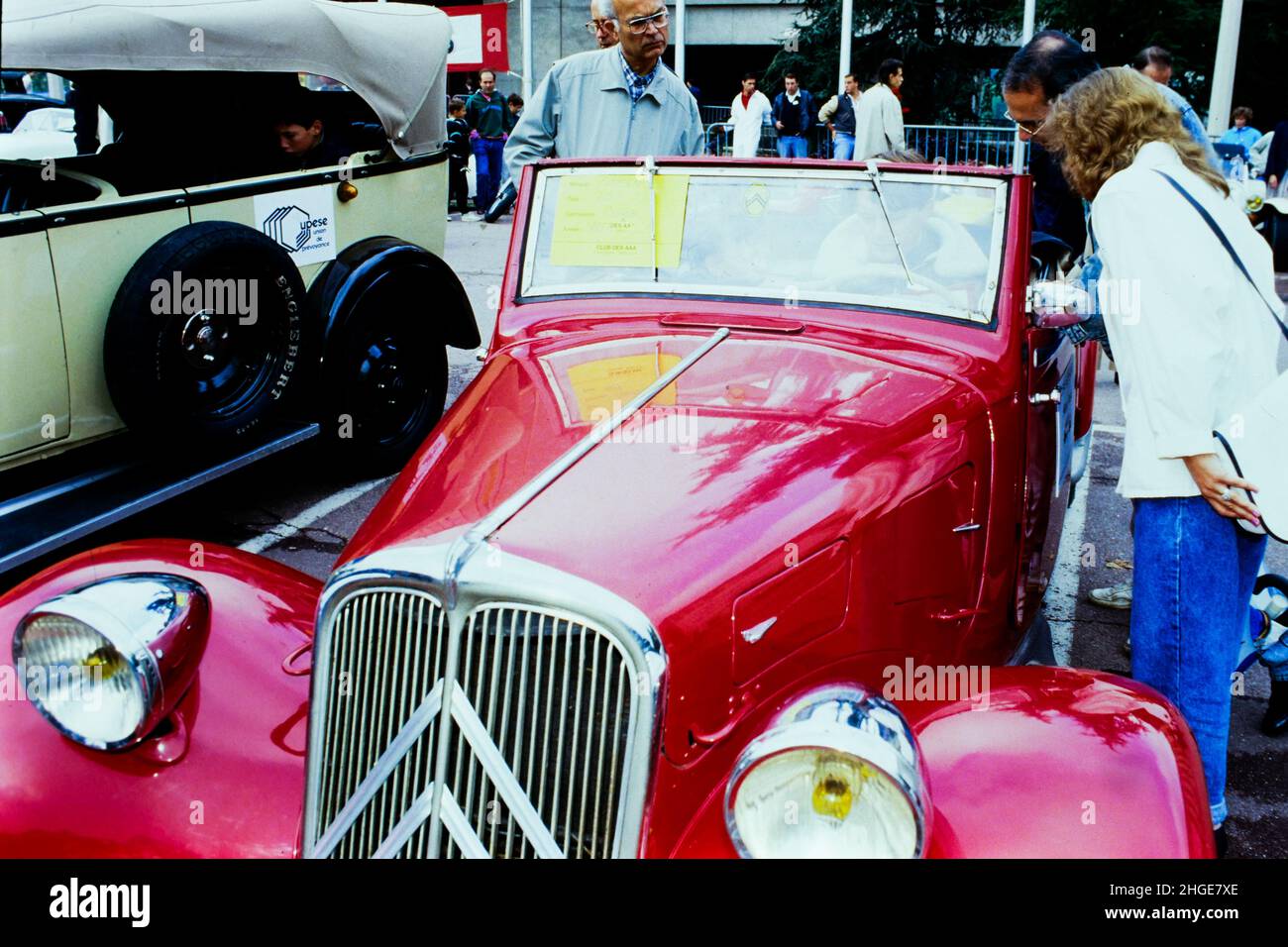 Archives 80ies Lyon's 6 hours motor race, Lyon, France, 1987 Stock