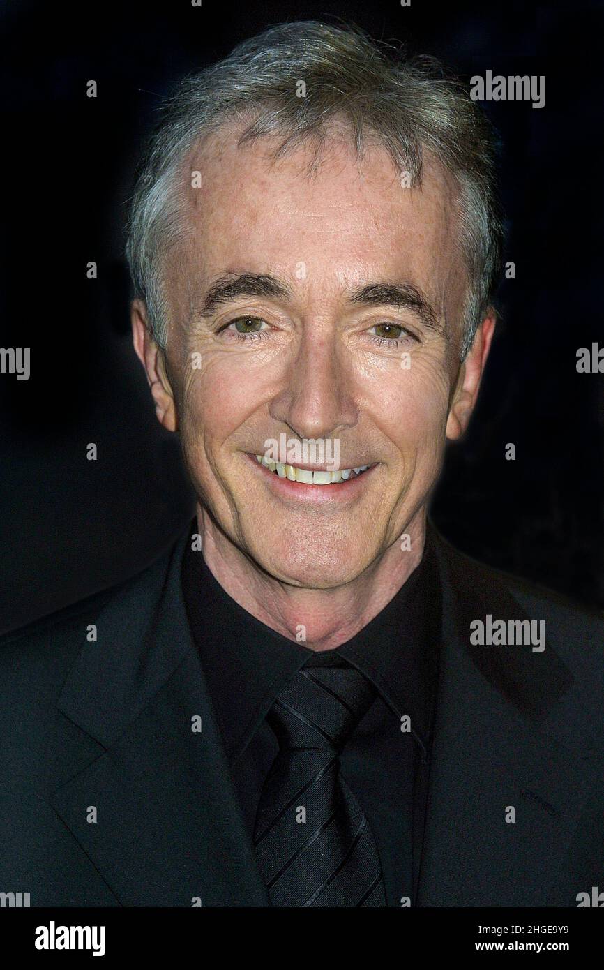 Anthony Daniels at the Star Wars premiere in London 14th May 2002. Stock Photo