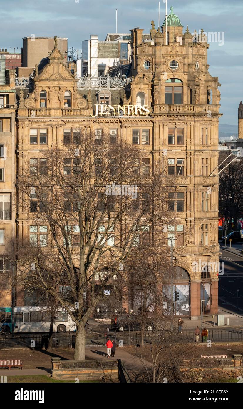 Jenners department store in Princes Street, Edinburgh Stock Photo Alamy
