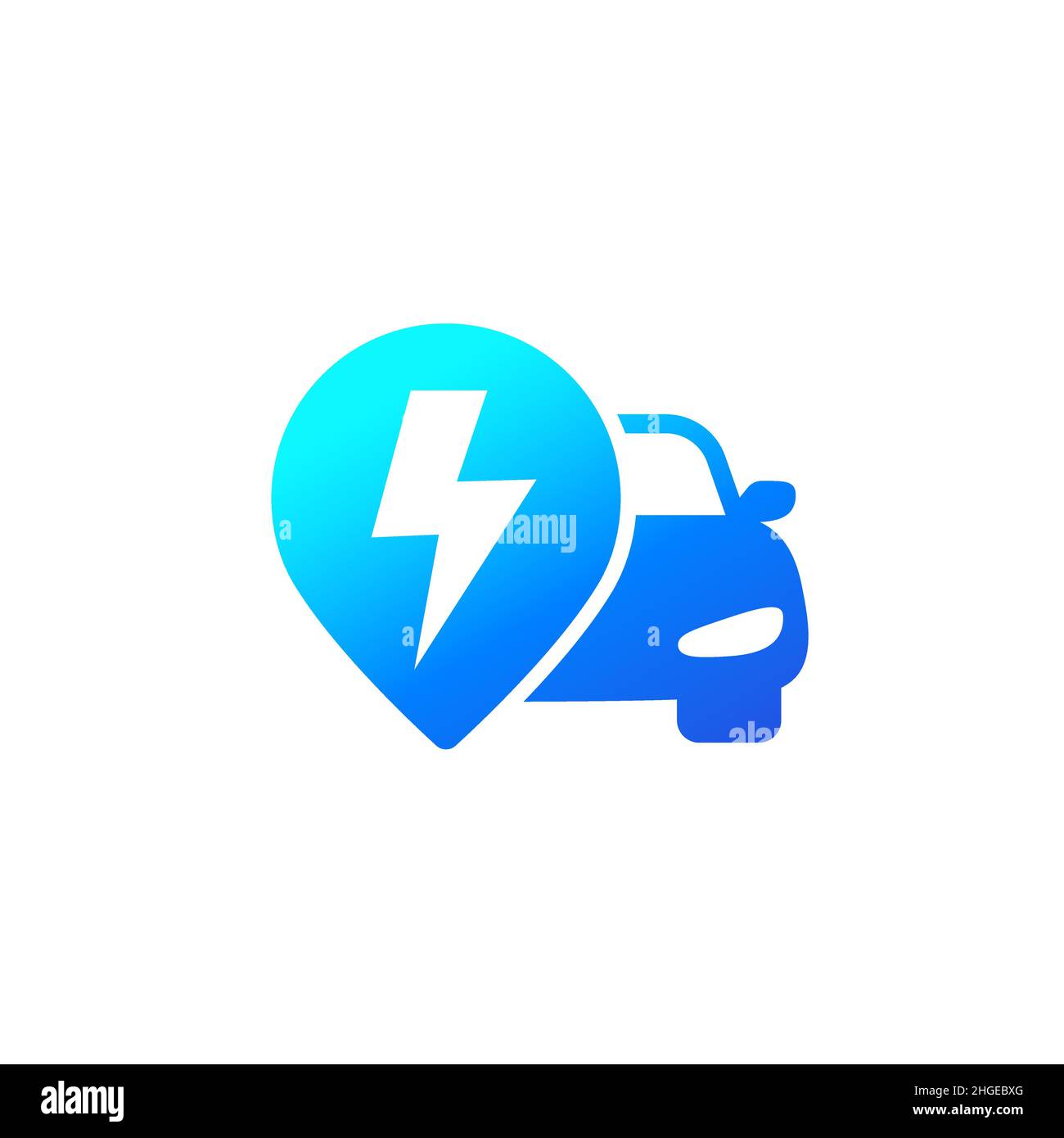 electric car, ev charging station vector icon Stock Vector Image & Art ...