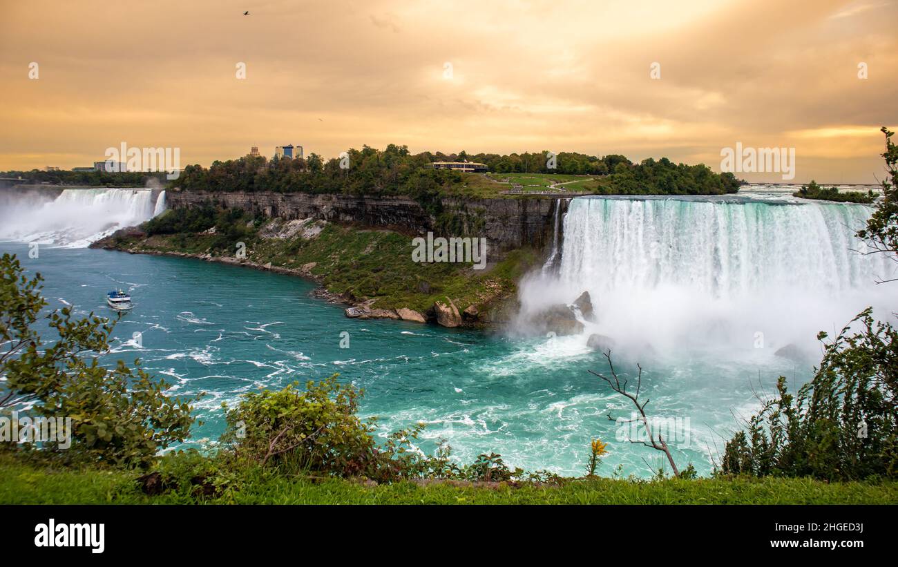 Niagara Falls (Horseshoe Falls, American Falls), Canada Ontario Stock