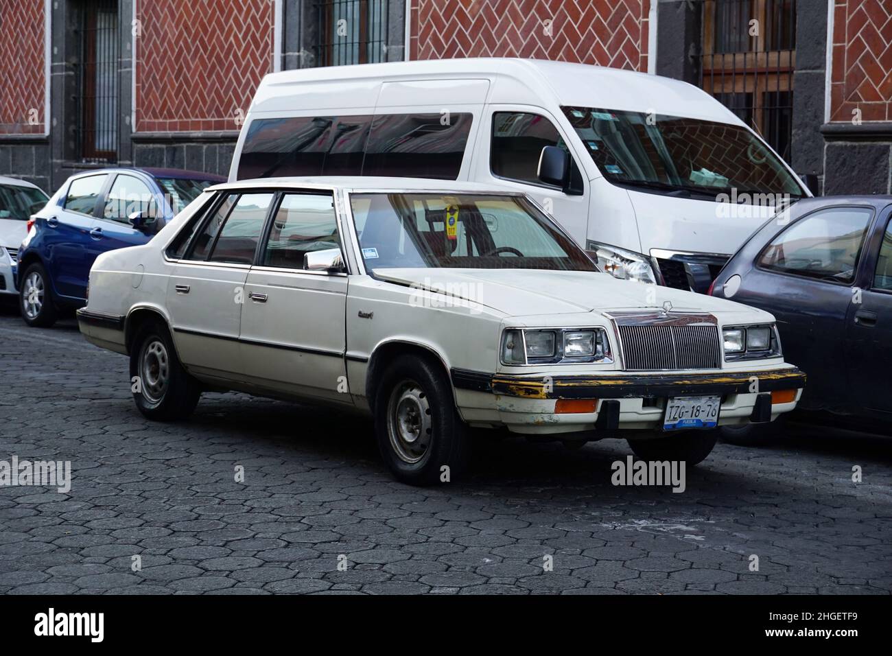 Chrysler car, Puebla, Heroica Puebla de Zaragoza, state of Puebla, Mexico, North America Stock