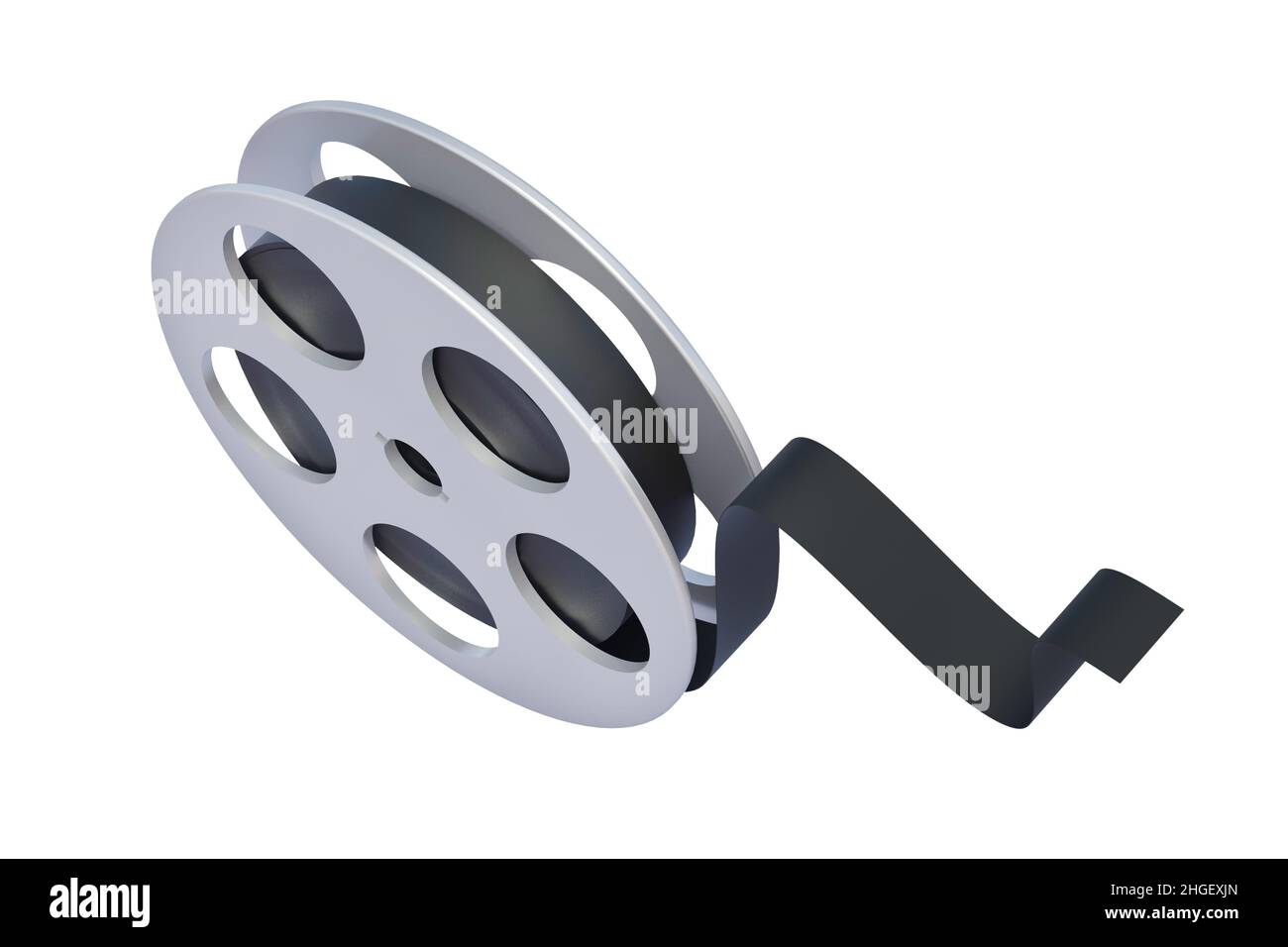 Old metal movie film reel Cut Out Stock Images & Pictures - Alamy