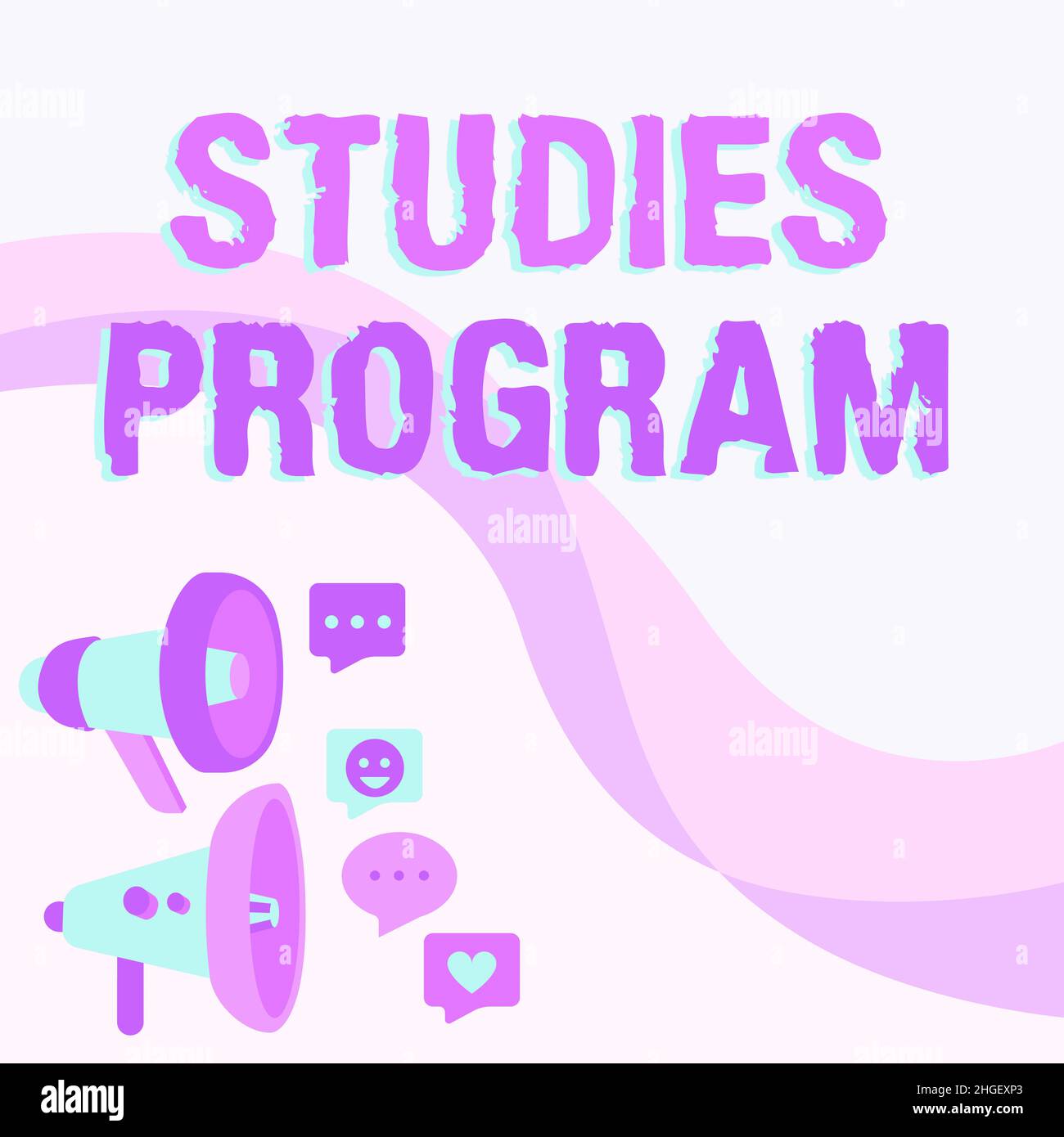 Inspiration showing sign Studies Program, Word Written on Platform help ...