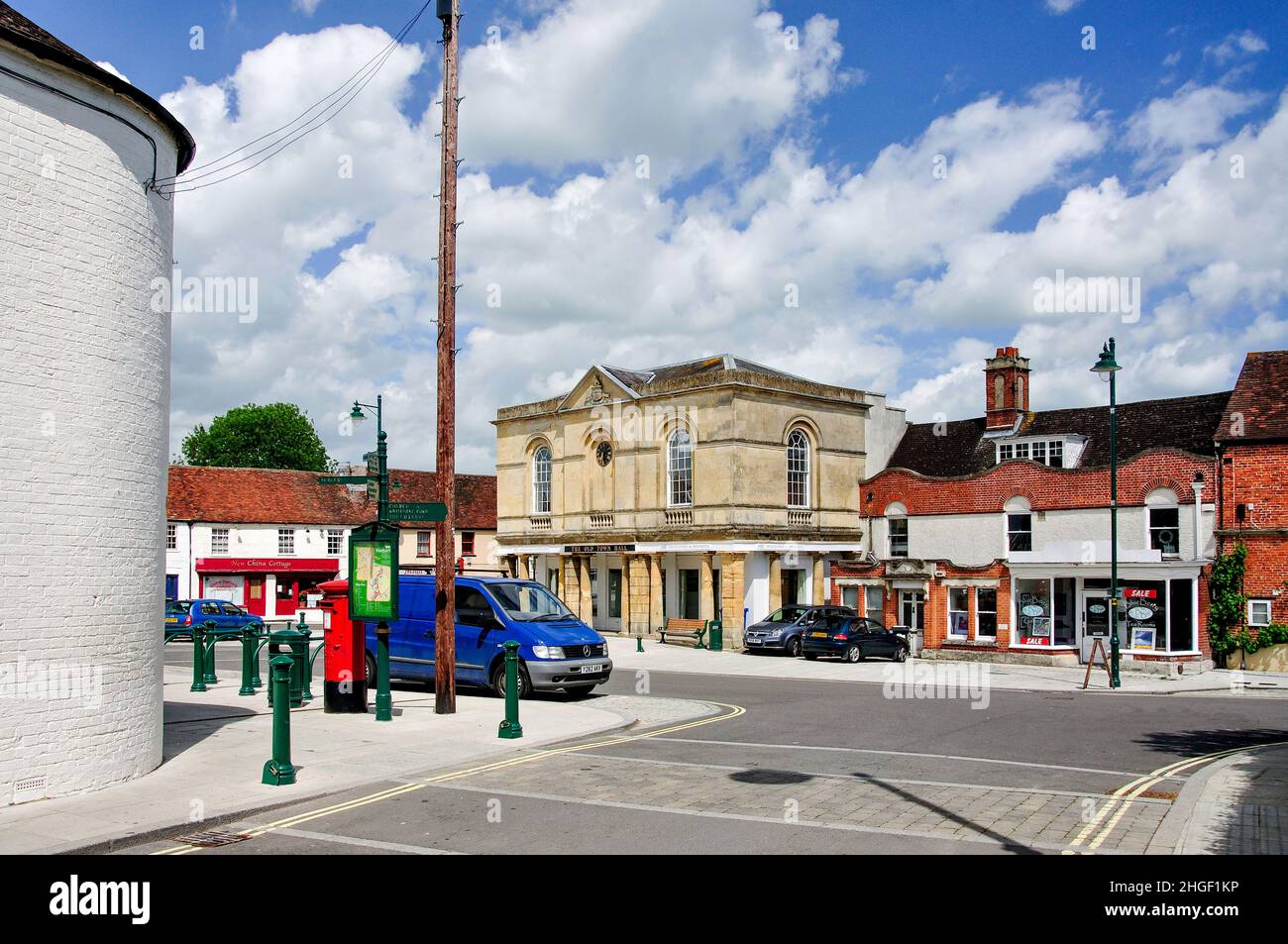 Market Square, Westbury, Wiltshire, England, United Kingdom Stock Photo