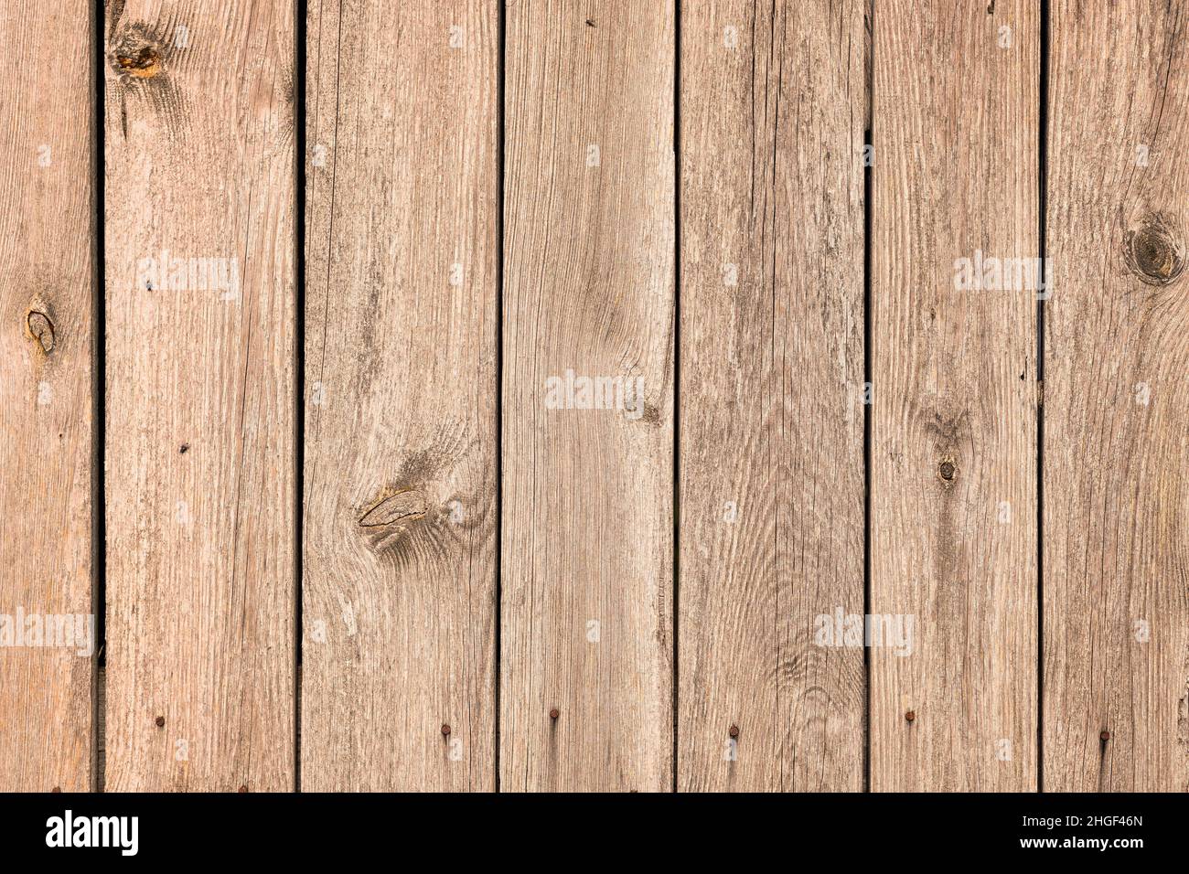 Vertical light brown wooden planks background Stock Photo - Alamy