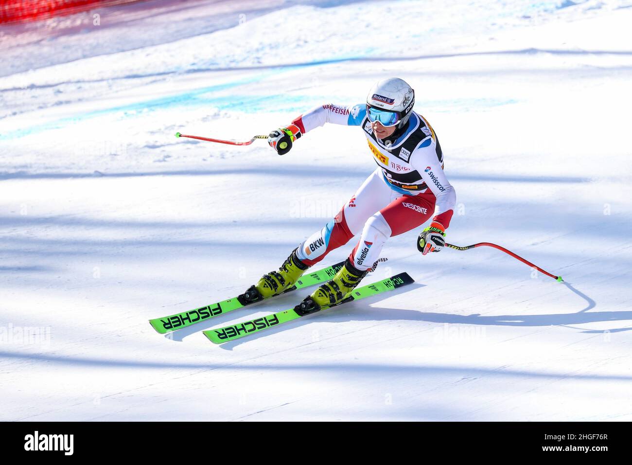 Olympia slope, Cortina dAmpezzo, Italy, January 20, 2022, Jasmine FLURY (SUI) during 2022 FIS Ski
