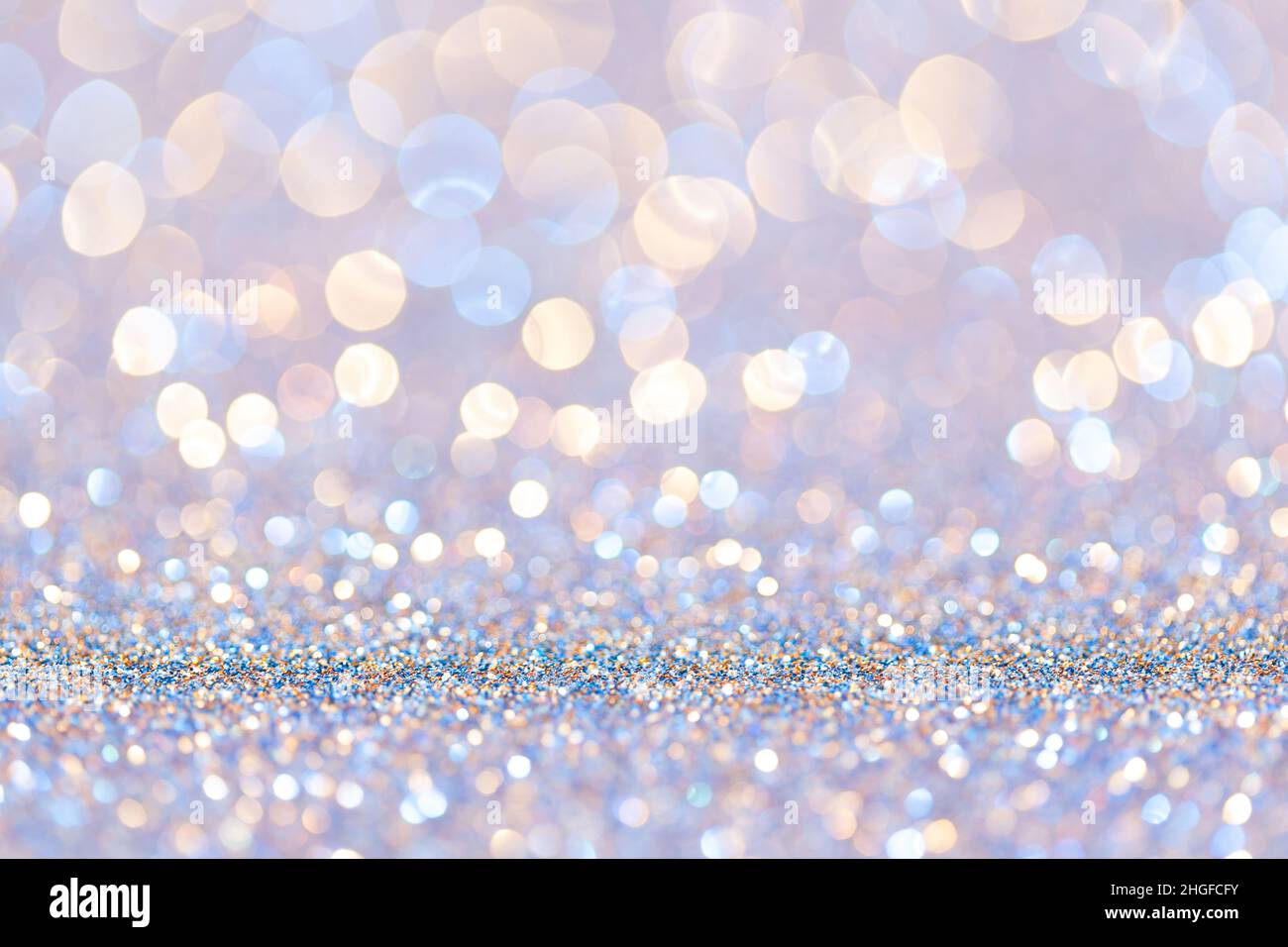 Blurred defocused multi color lights background. Copy Space, concept Stock Photo