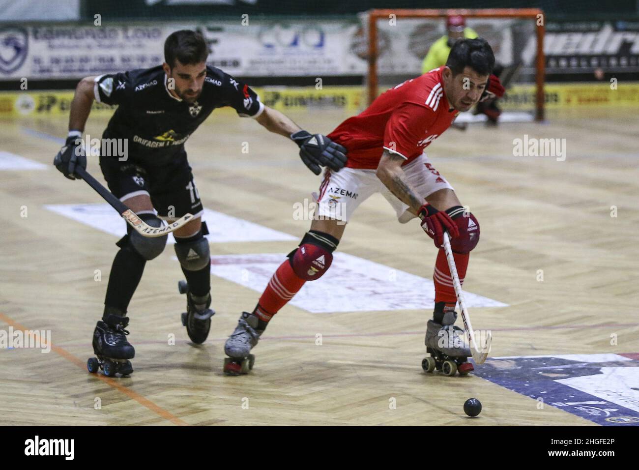 São João da Madeira, 01/20/2022 - Associação Desportiva Sanjoanense hosted  Sport Lisboa e Benfica tonight at the Sports Pavilion of AD Sanjoanense, in  a game counting for the 14th round of the