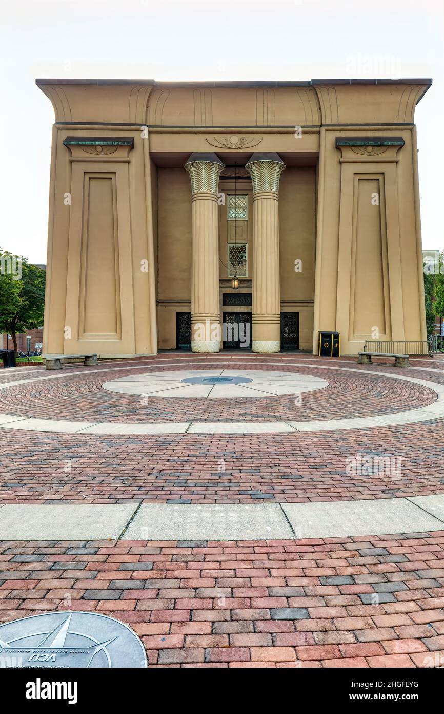 Egyptian Building is one of Richmond’s architectural treasures. Stock Photo