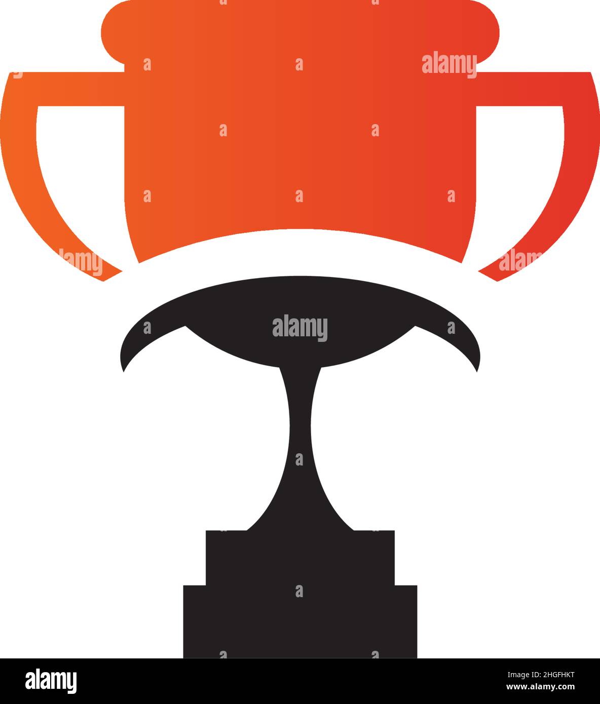 Trophy icon logo design vector illustration template Stock Vector Image ...