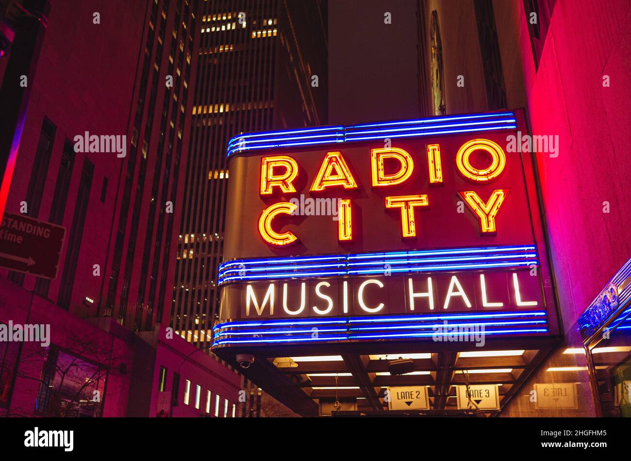 Radio City Music Hall Stock Photo