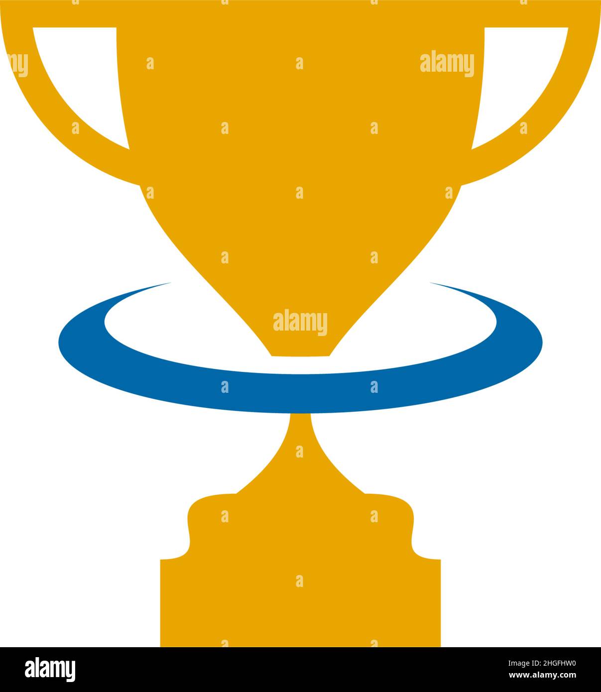 Trophy icon logo design vector illustration template Stock Vector Image ...
