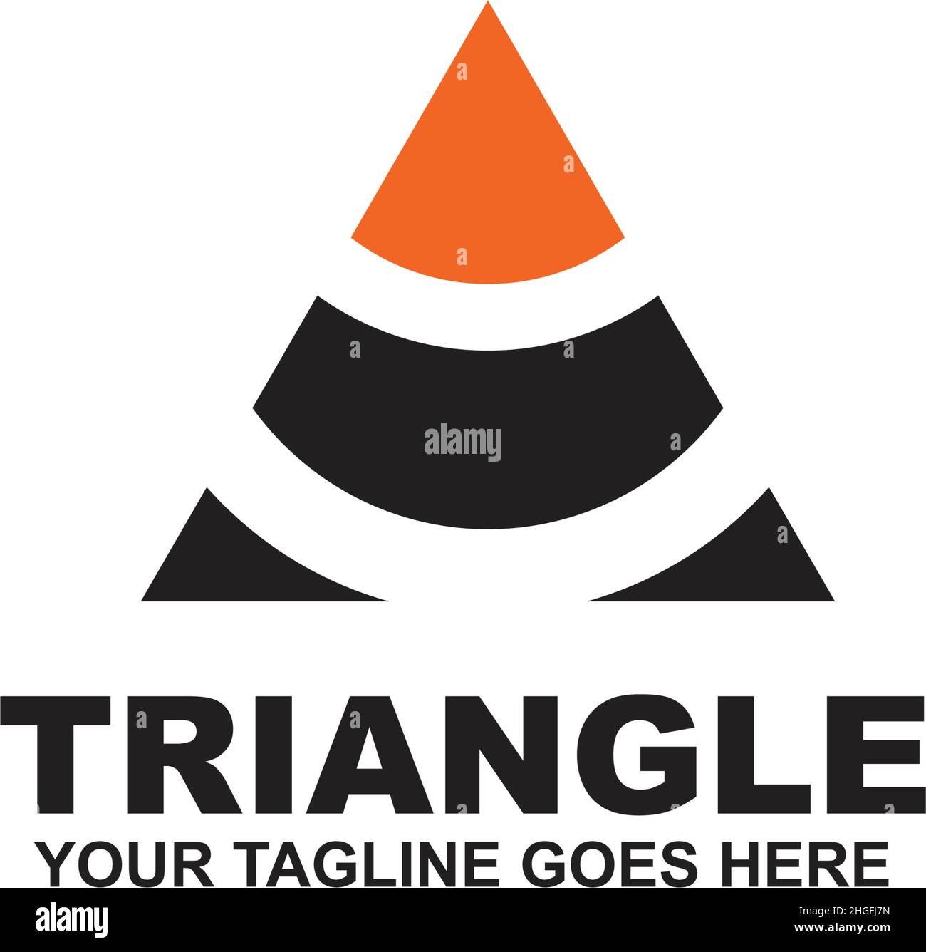 Triangle logo design inspiration vector template Stock Vector Image ...