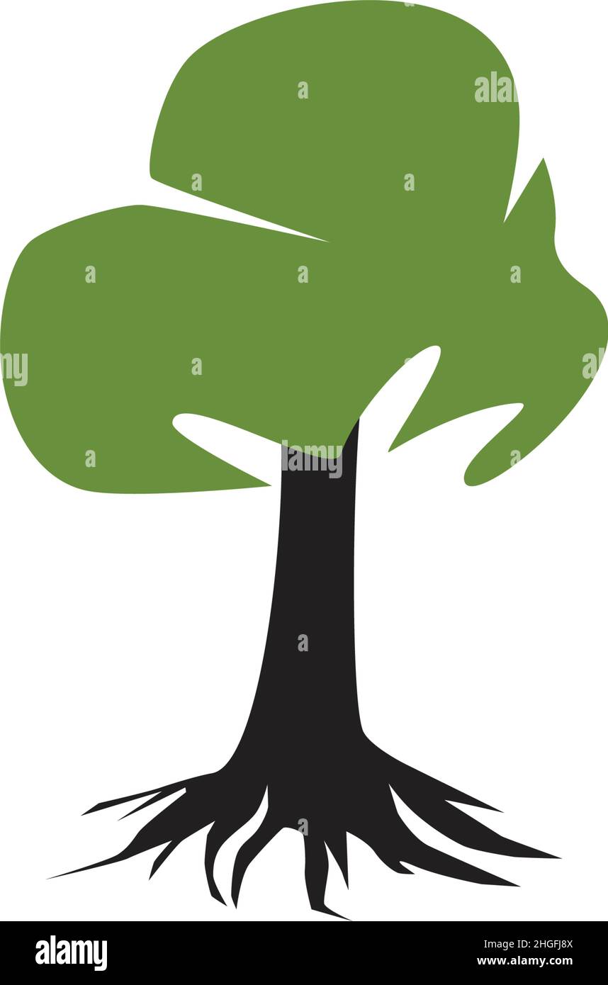 Tree icon logo design inspiration vector template Stock Vector Image ...